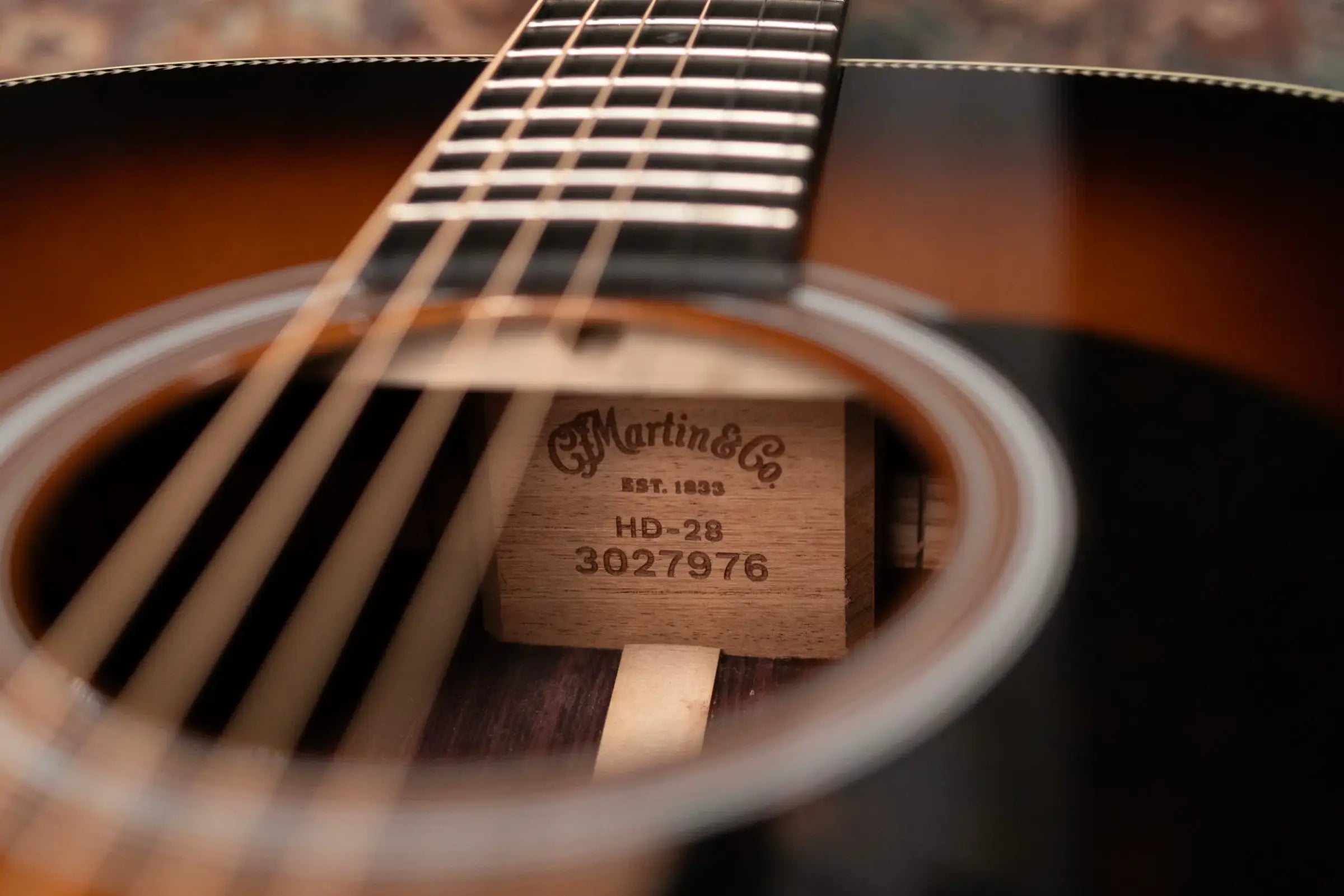 Martin HD-28 Standard Series Acoustic Guitar - 1935 Sunburst with Hardshell Case