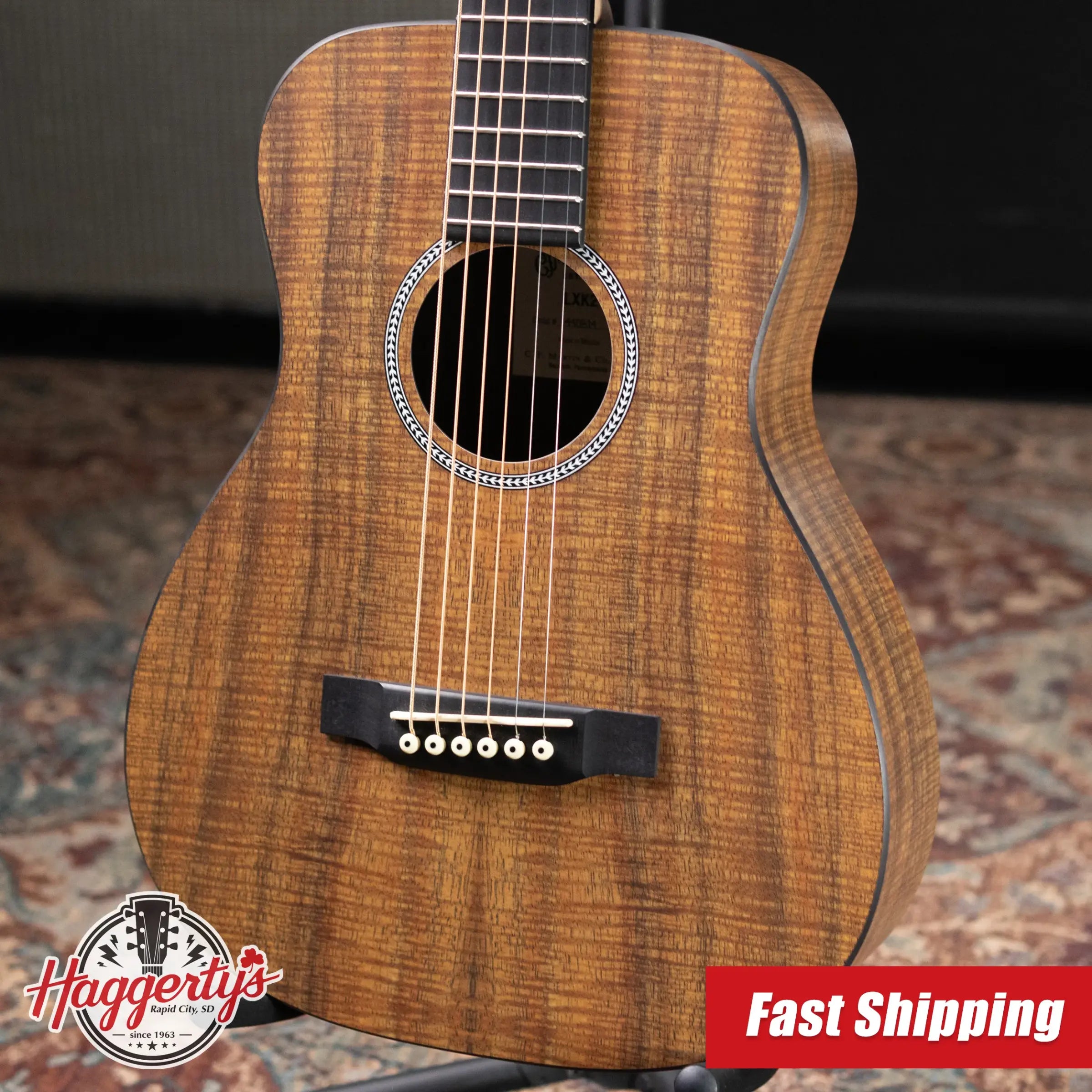 Martin LXK2 Little Martin Acoustic Guitar - Natural with Gig Bag