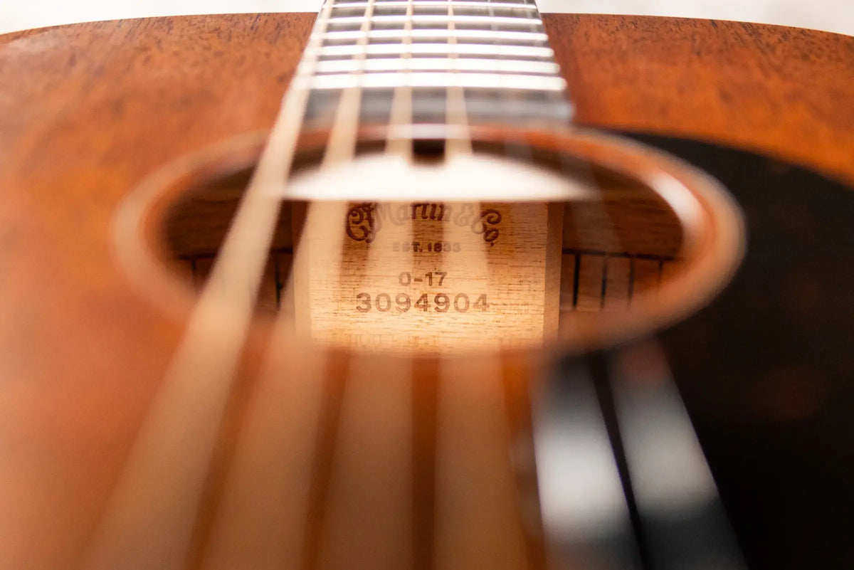 Martin Limited Edition 0-17 Standard Series Acoustic Guitar - All Mahogany with Hardshell Case