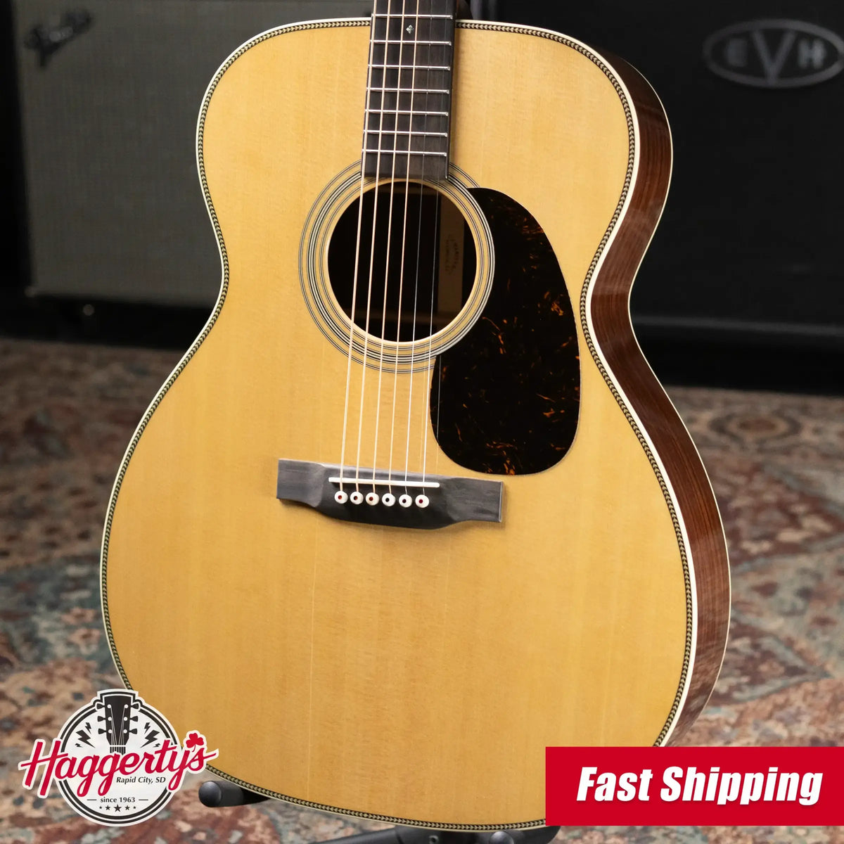 Martin M-28 Standard Series Acoustic Guitar - Natural with Hardshell Case