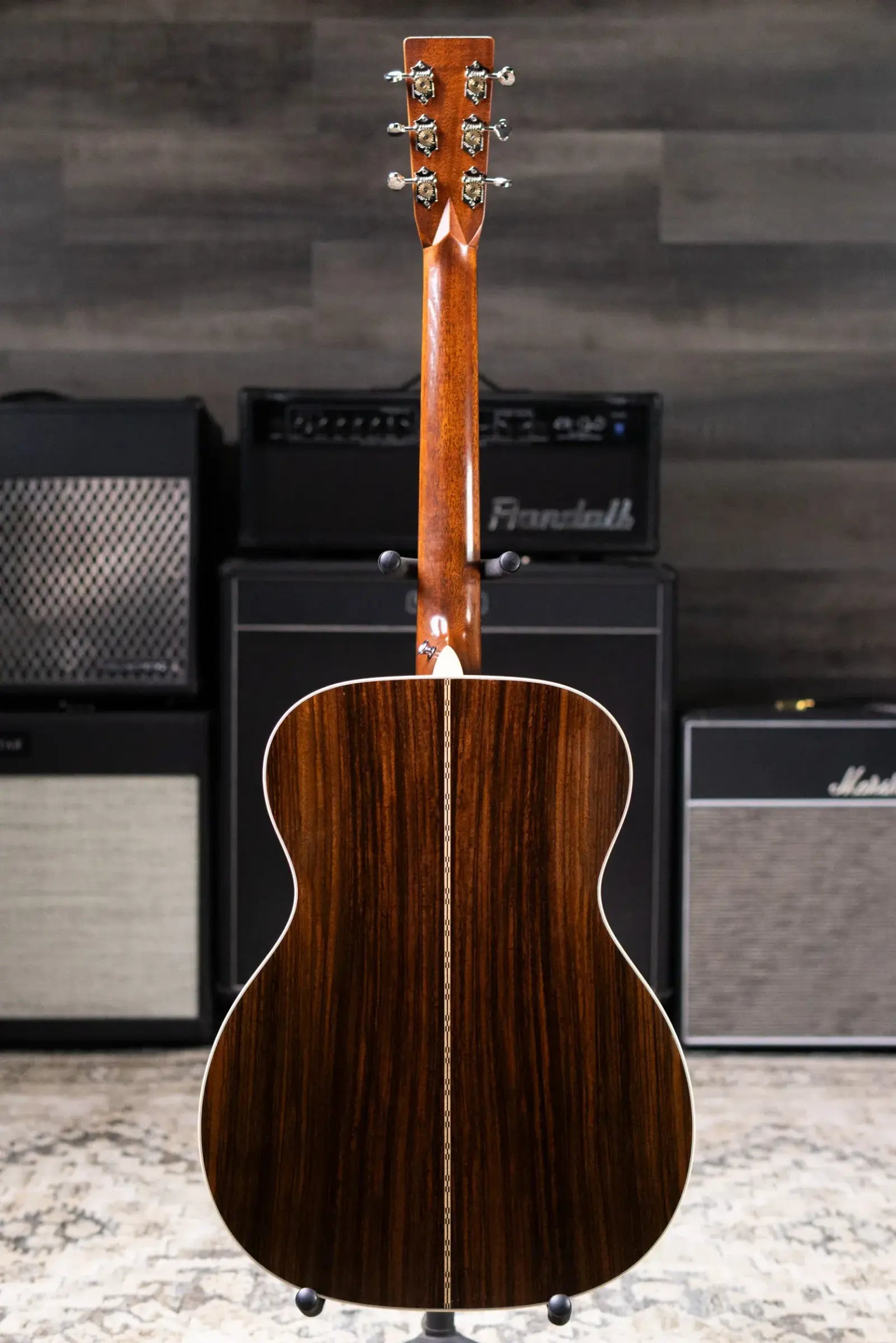 Martin OM-28E Acoustic/Electric Guitar - Natural with L.R. Baggs Anthem Electronics and Hardshell Case - Used