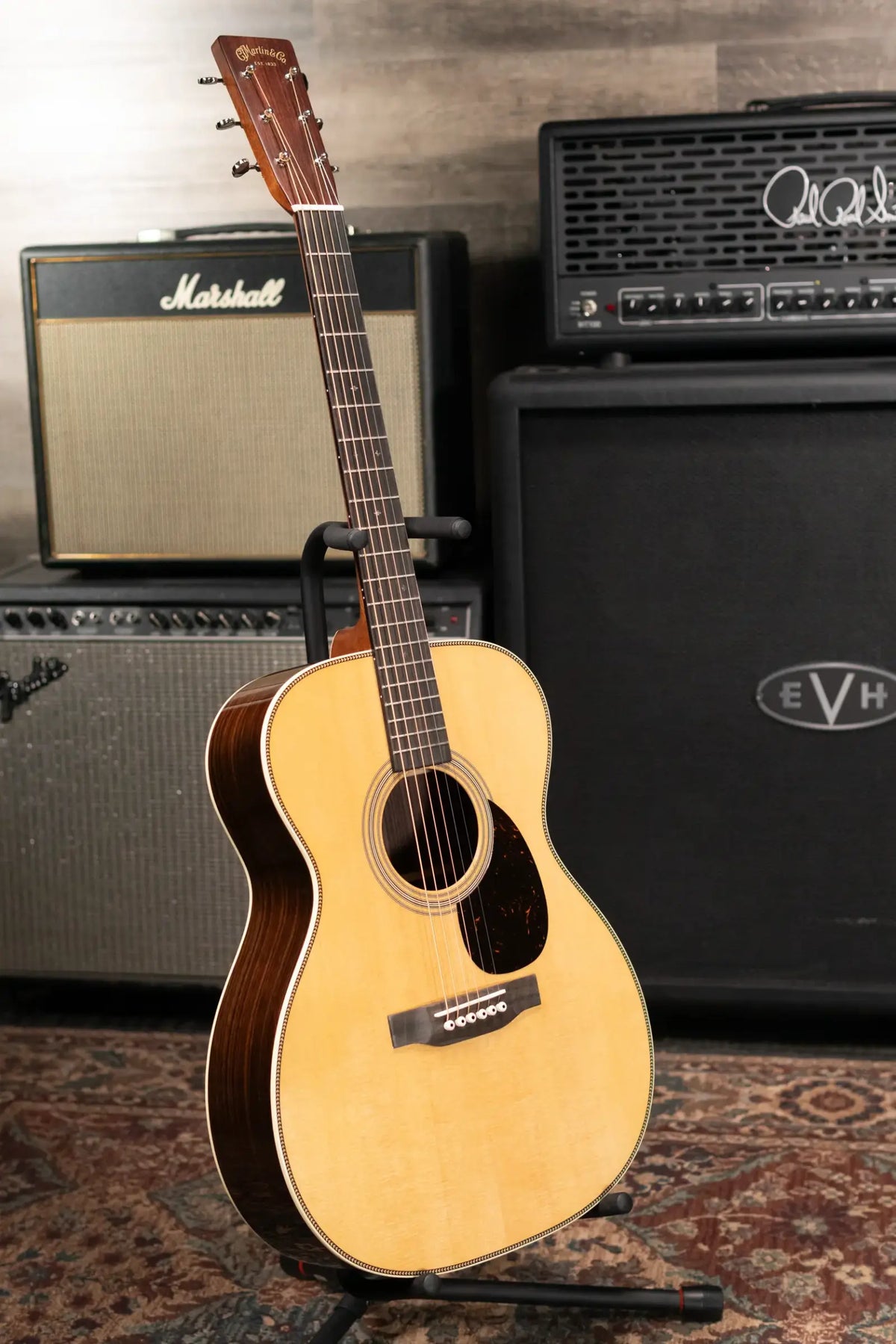Martin OM-28 Standard Series Acoustic Guitar with Hardshell Case - Demo