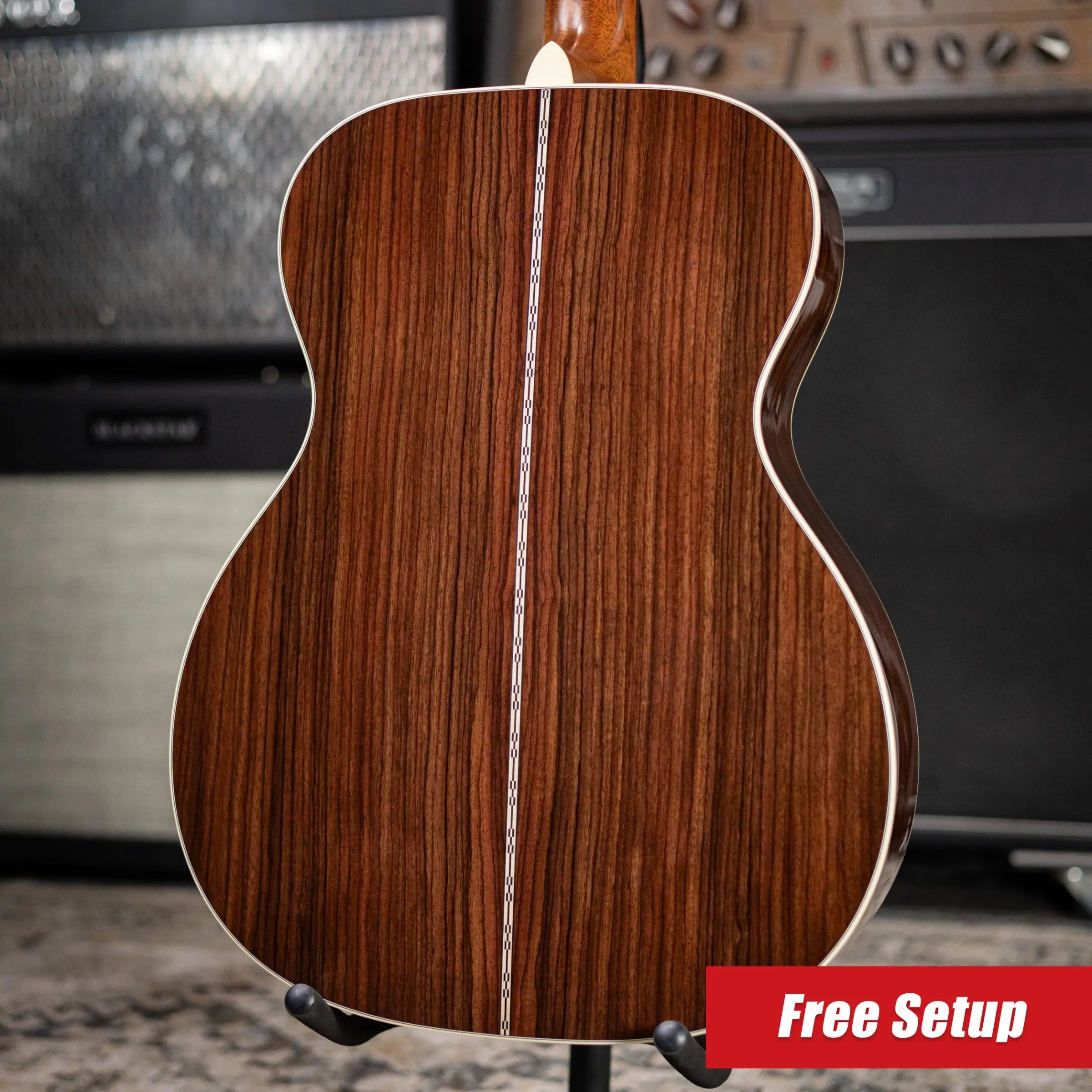 Martin OM-28 Standard Series Left-Hand Acoustic Guitar - 1935 Sunburst with Hardshell Case