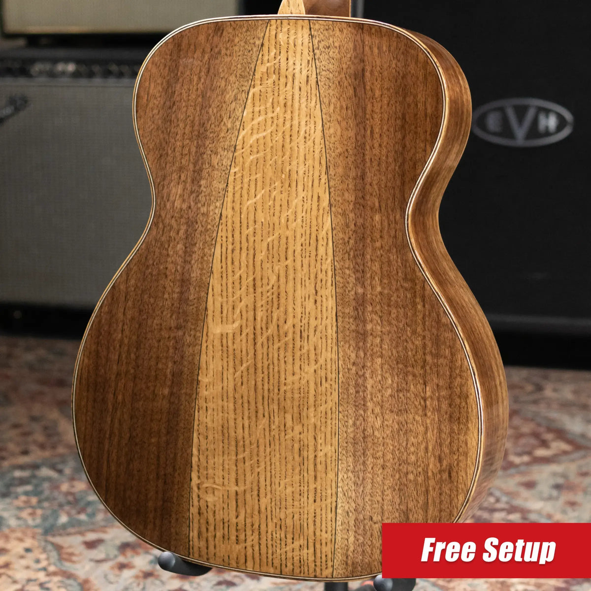 Martin OM-35 Inception Acoustic Guitar - Dark Toasted Burst with Hardshell Case