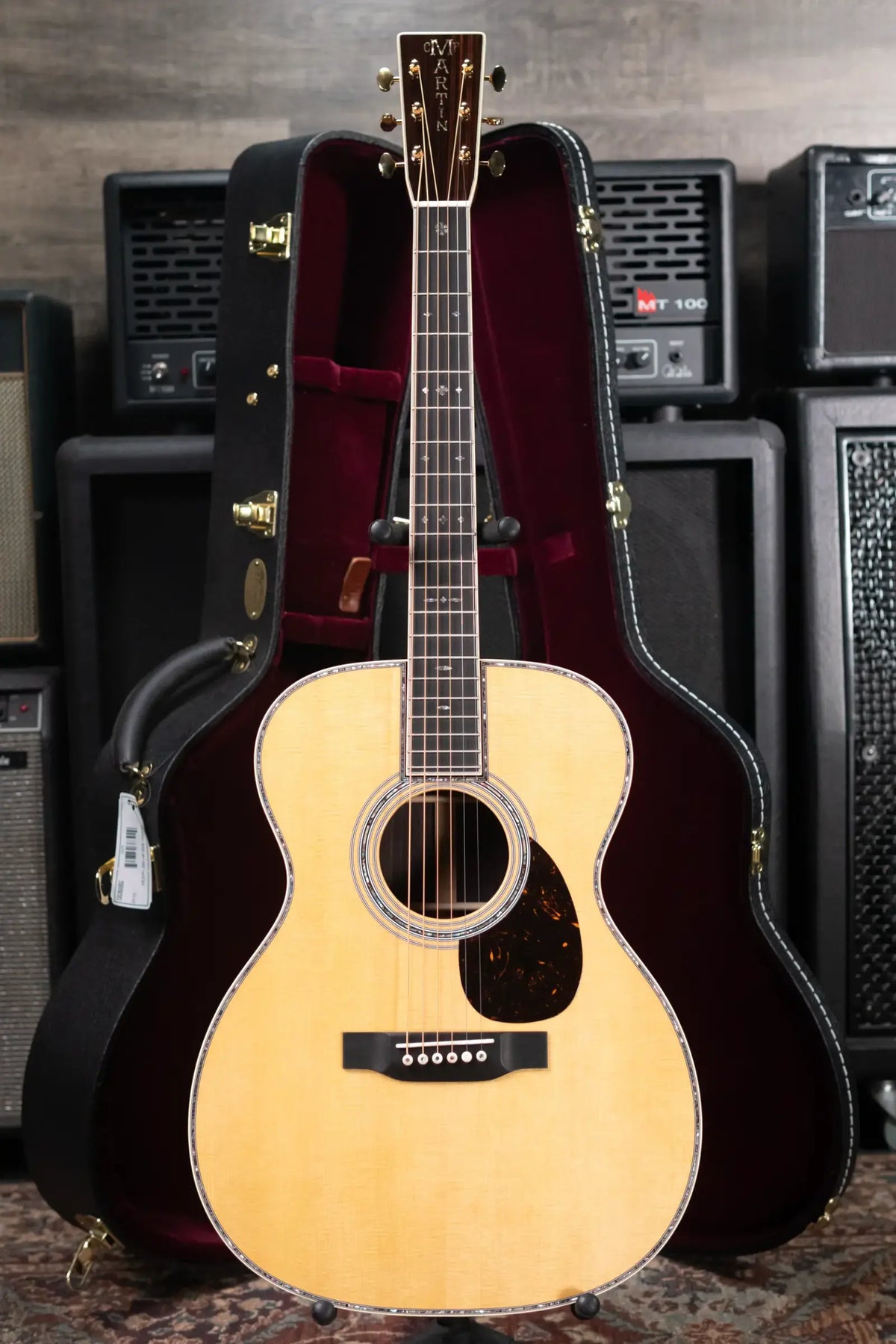 Martin OM-42 Standard Series Acoustic Guitar with Hardshell Case - Demo