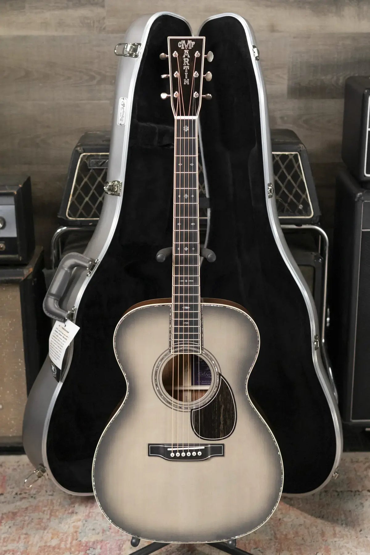 Martin OM-45JM 20th Anniversary John Mayer Signature Acoustic/Electric Guitar with Hardshell Case