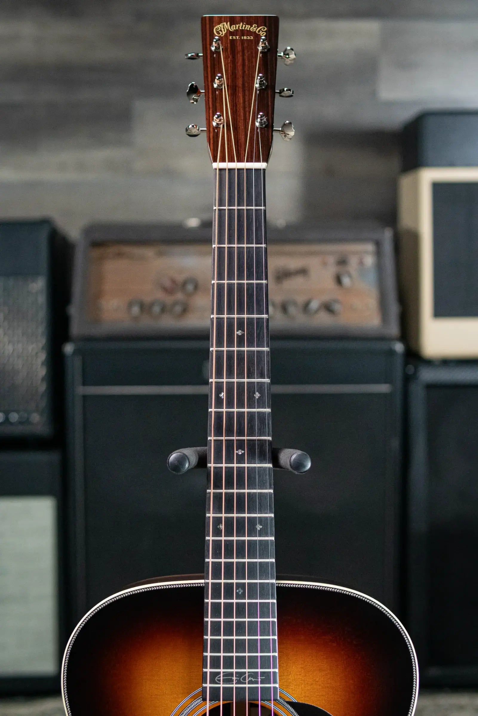 Martin OOO-28 EC Eric Clapton Signature Acoustic Guitar - 1935 Sunburst with Hardshell Case