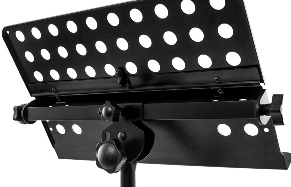 Nomad Folding Orchestra Music Stand with Perforated Desk