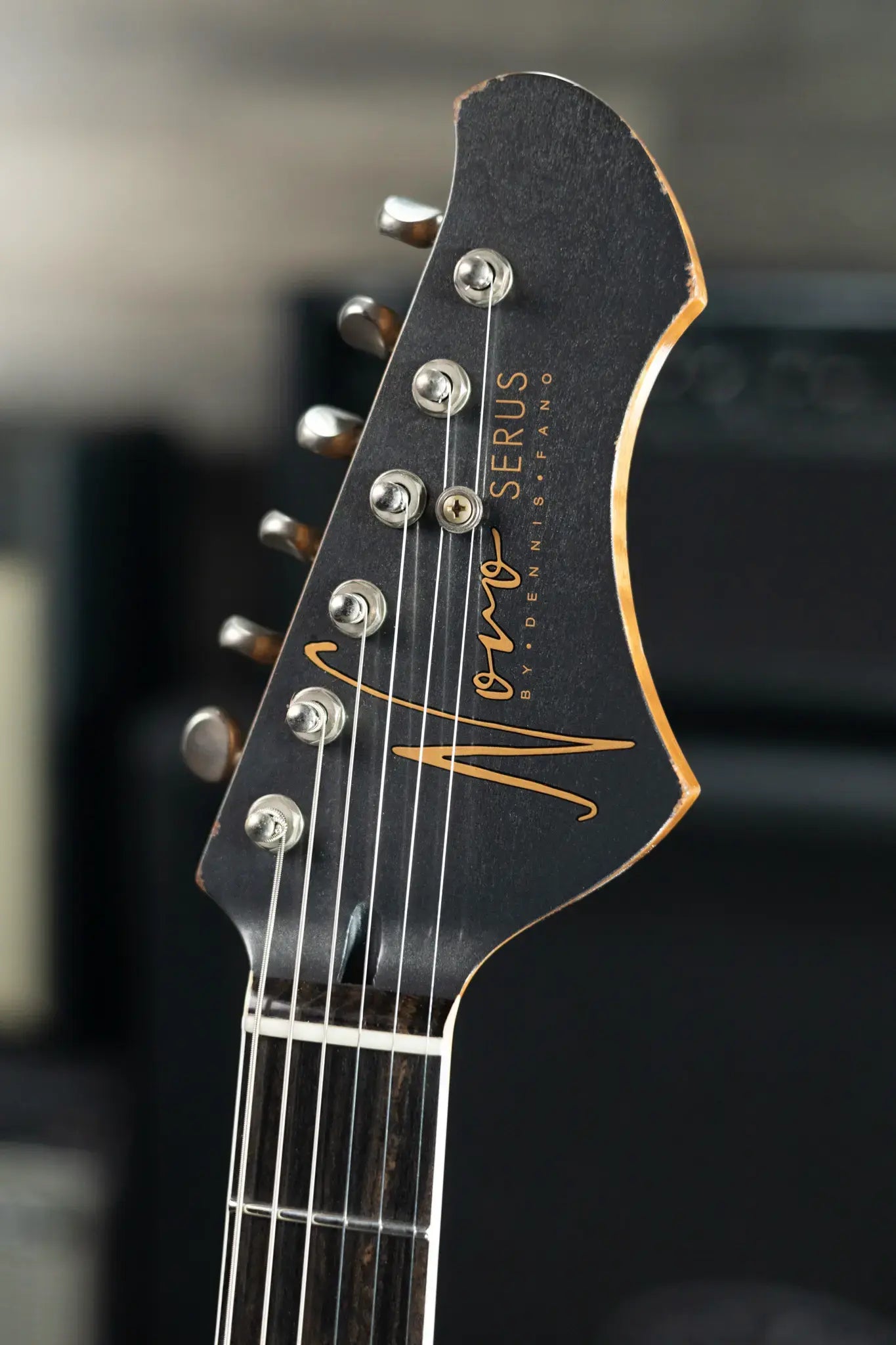 Novo Custom Serus P2 Electric Guitar - Charcoal Frost with Gig Bag