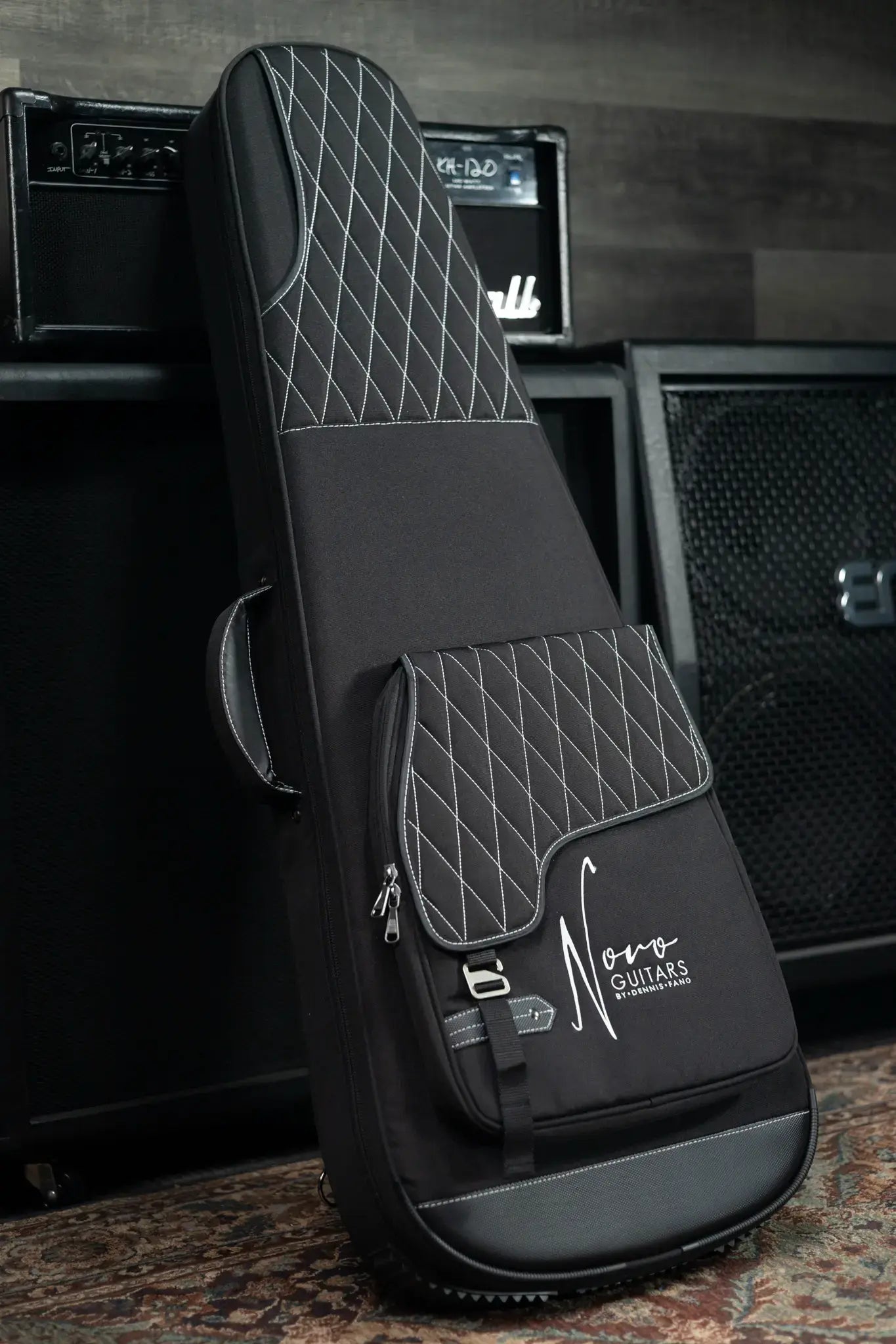 Novo Custom Serus P2 Electric Guitar - Charcoal Frost with Gig Bag
