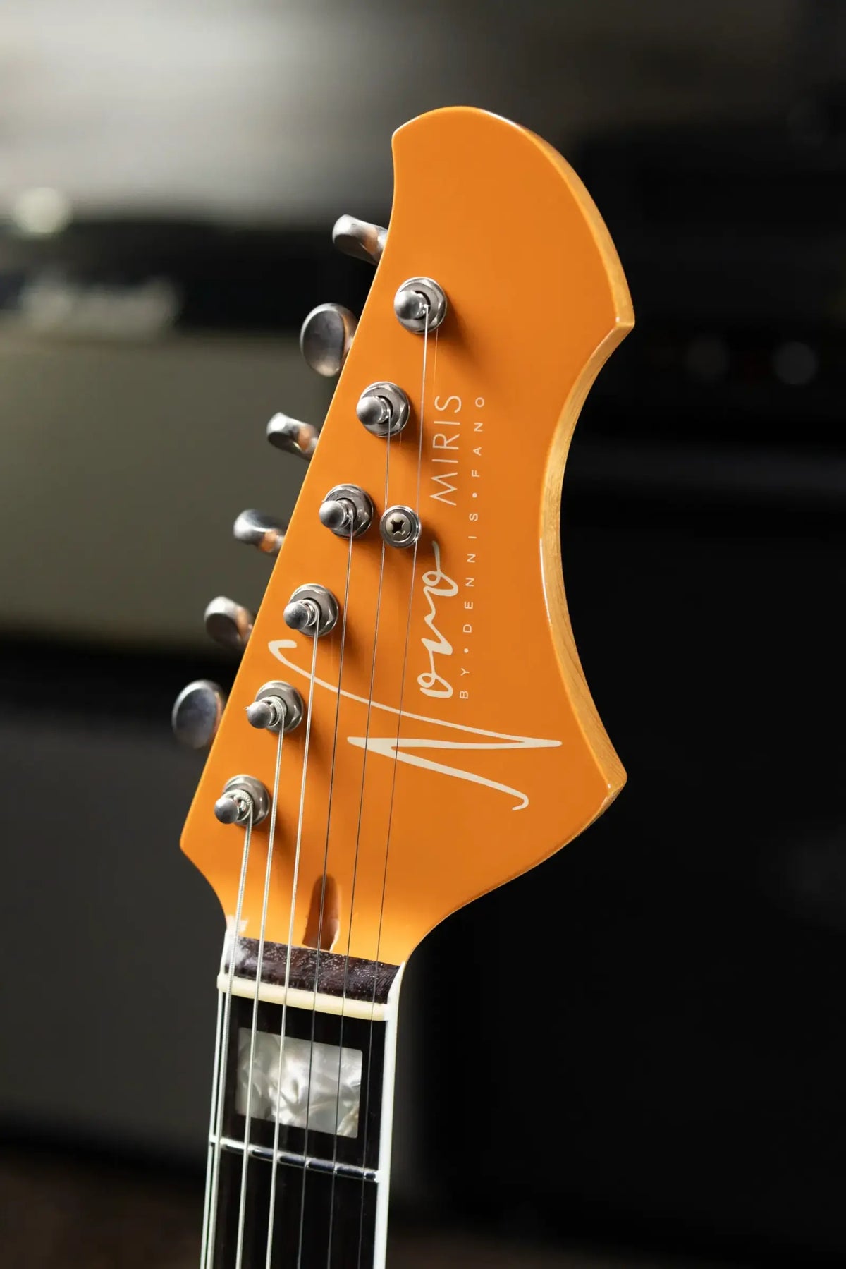 Novo Custom Shop Miris JHH Semi-Hollow Electric Guitar - Creamsicle with Gig Bag