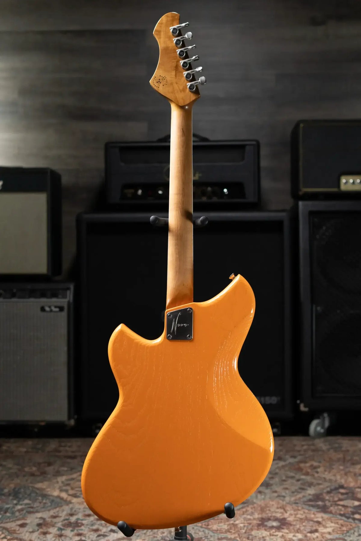 Novo Custom Shop Miris JHH Semi-Hollow Electric Guitar - Creamsicle with Gig Bag