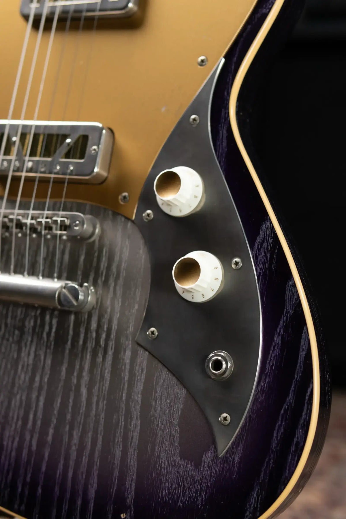 Novo Custom Shop Miris P2 Semi-Hollow Electric Guitar - Purple Stranger Burst with Gig Bag