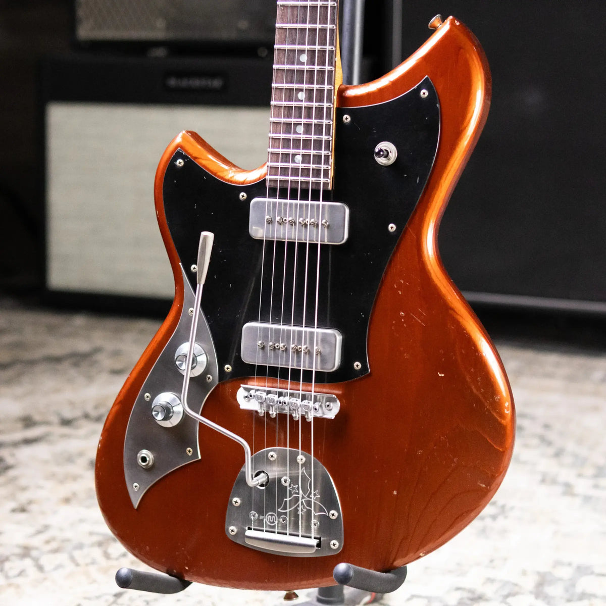 Novo Custom Shop Serus J Left-Handed Electric Guitar - Copper with Gig Bag