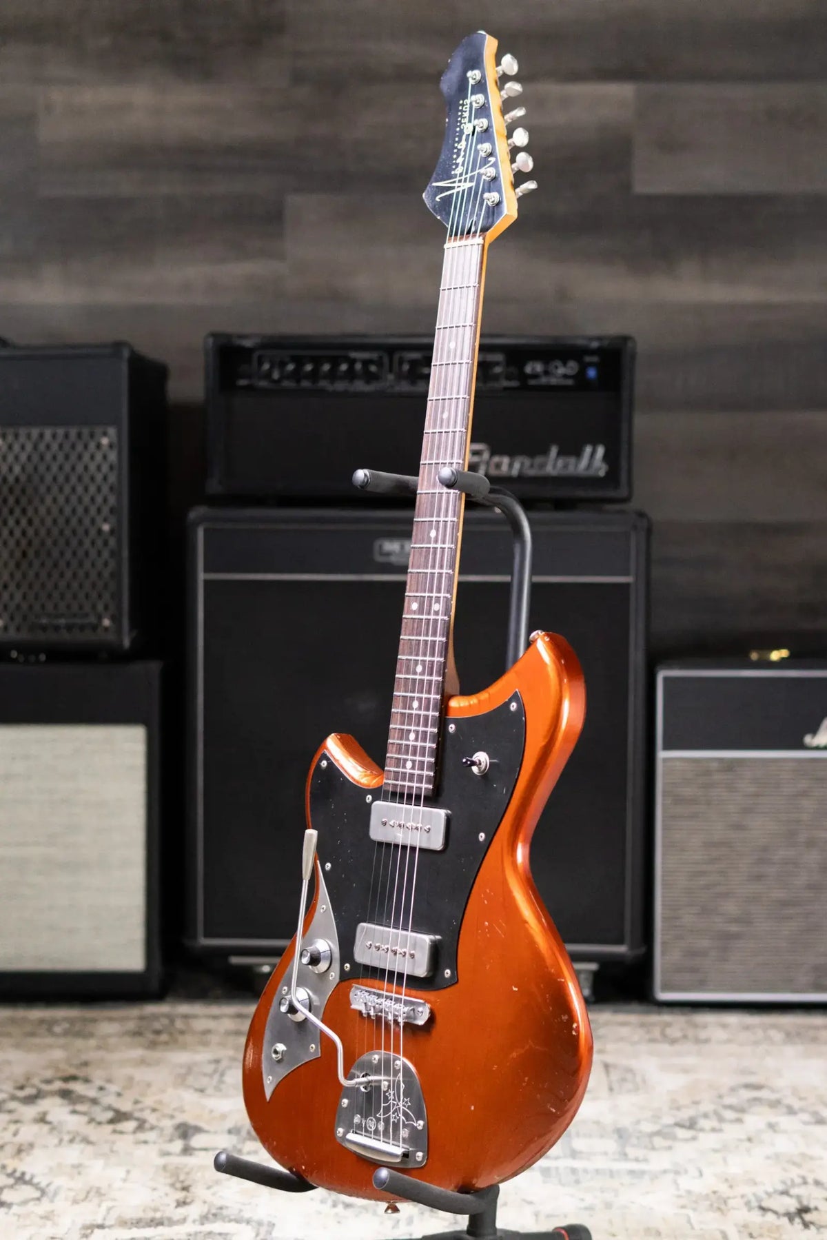 Novo Custom Shop Serus J Left-Handed Electric Guitar - Copper with Gig Bag