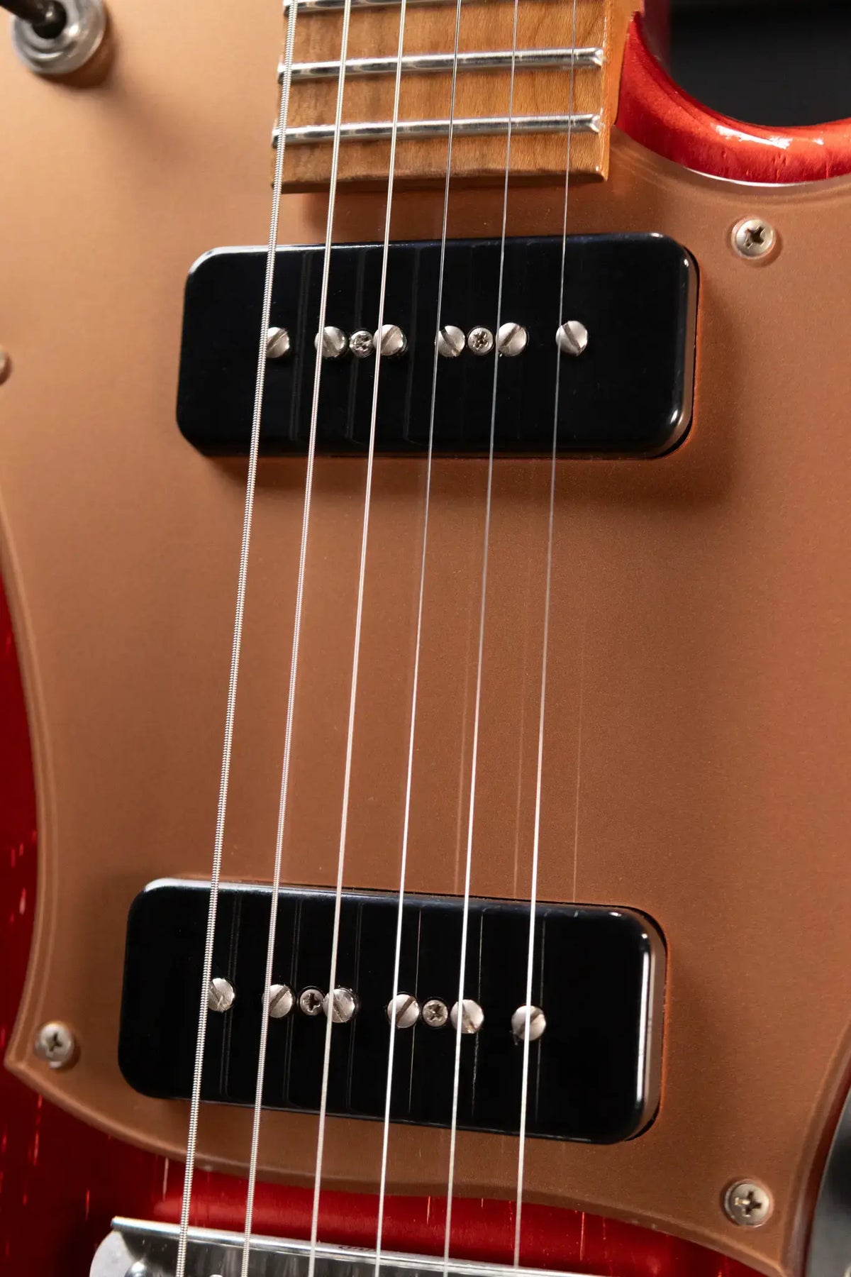 Novo Custom Shop Serus J Medium Distress Electric Guitar - Candy Apple Red with Gig Bag