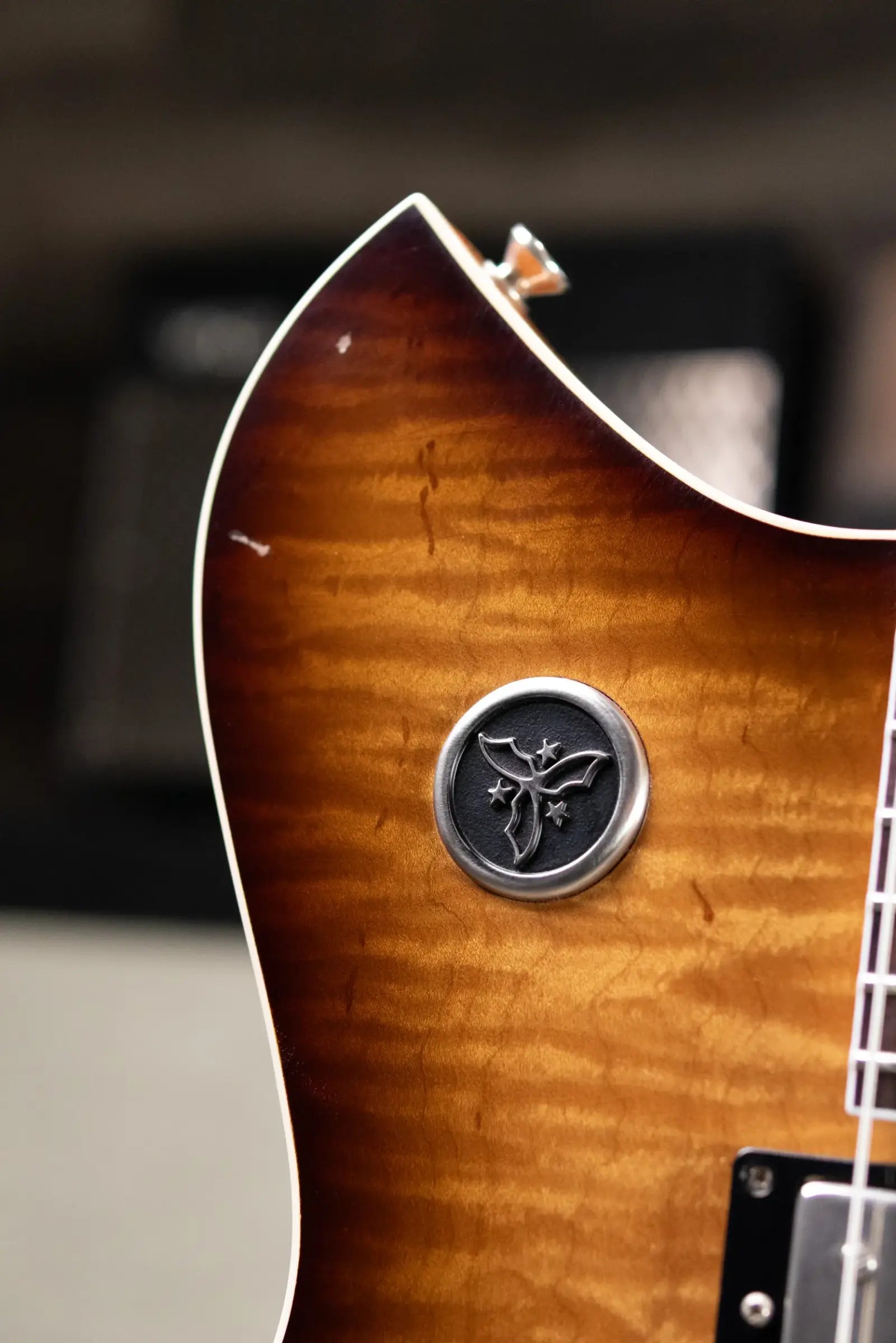 Novo Dealer Limited Miris JHH Semi-Hollow Electric Guitar - Amber Burst with Gig Bag