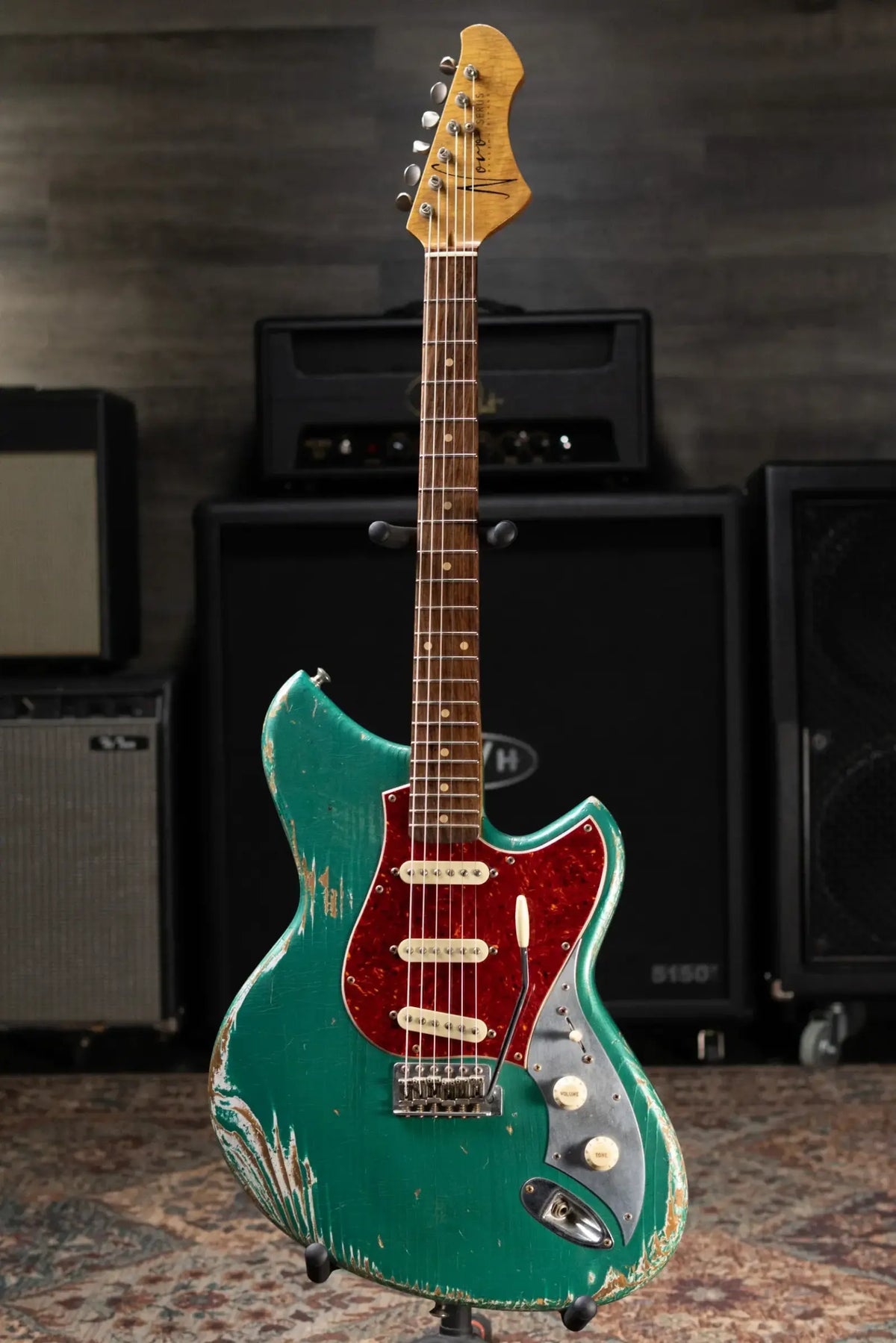 Novo Serus S Electric Guitar - Sherwood Green with Mono Gig Bag - Used