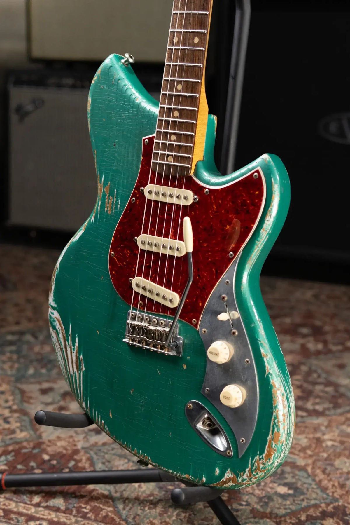 Novo Serus S Electric Guitar - Sherwood Green with Mono Gig Bag - Used