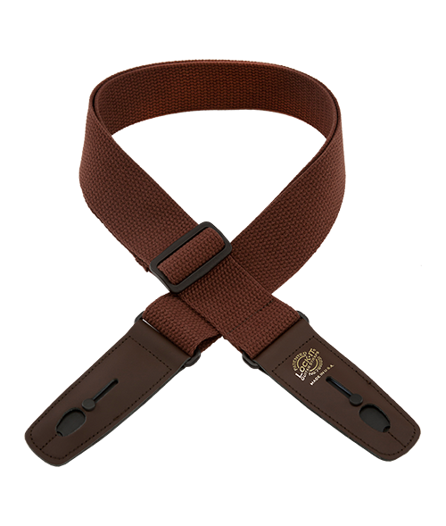 OMG 222 Lock it 222 Cotton Guitar Strap Brown