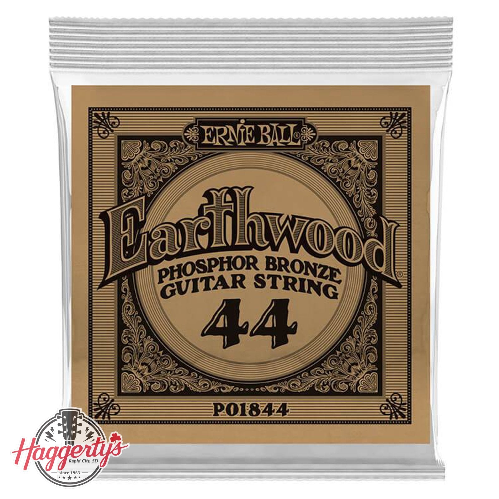 Ernie Ball Phosphor Bronze Acoustic String .044 Gauge 6 Pack