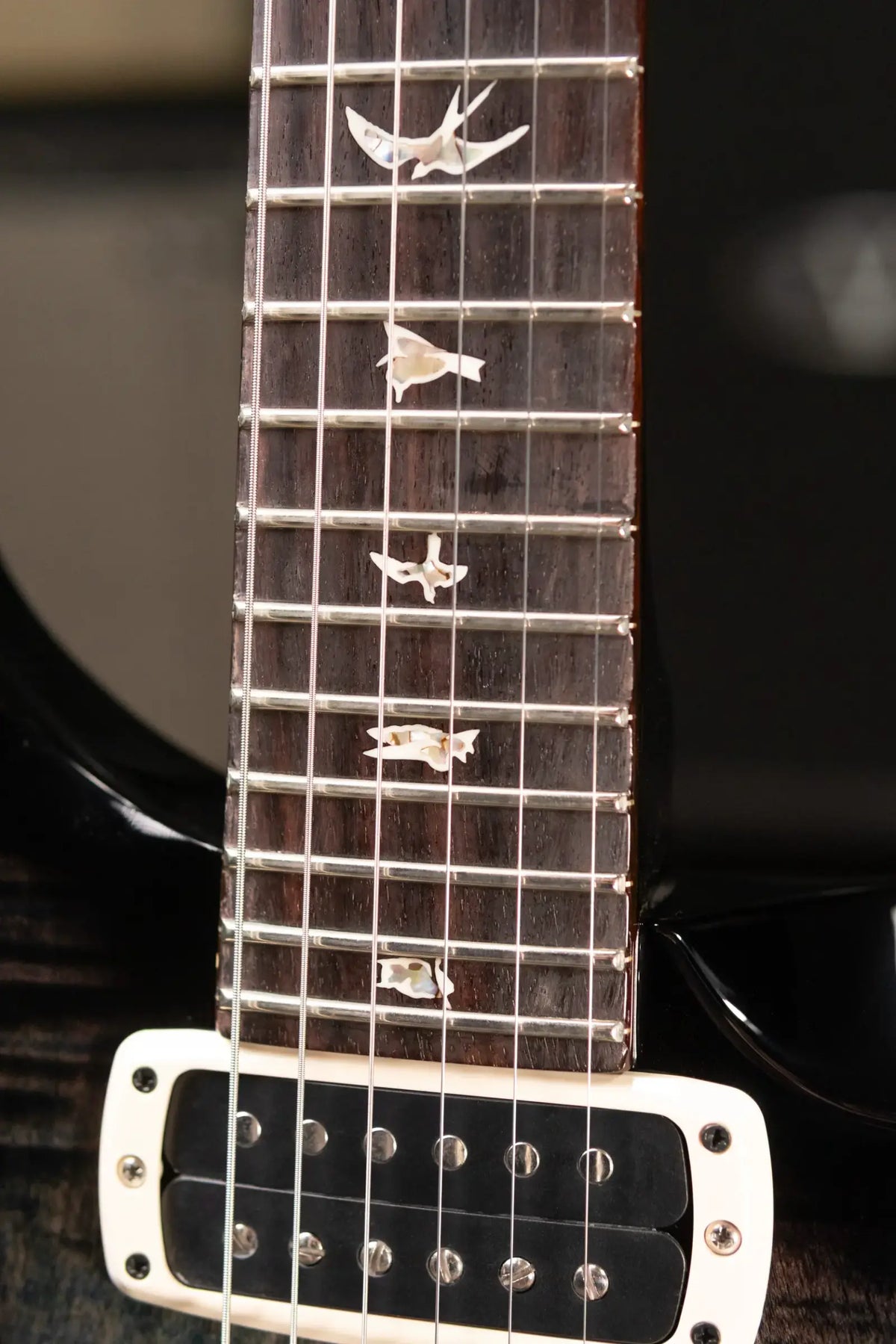 PRS Custom 24-08 Electric Guitar - Faded Whale Blue Wraparound Smokeburst with Hardshell Case