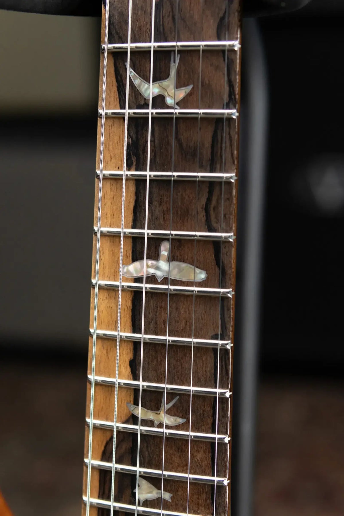 PRS Custom 24-08 Flame Maple 10-Top Electric Guitar - Sage with Stained Neck and Hardshell Case