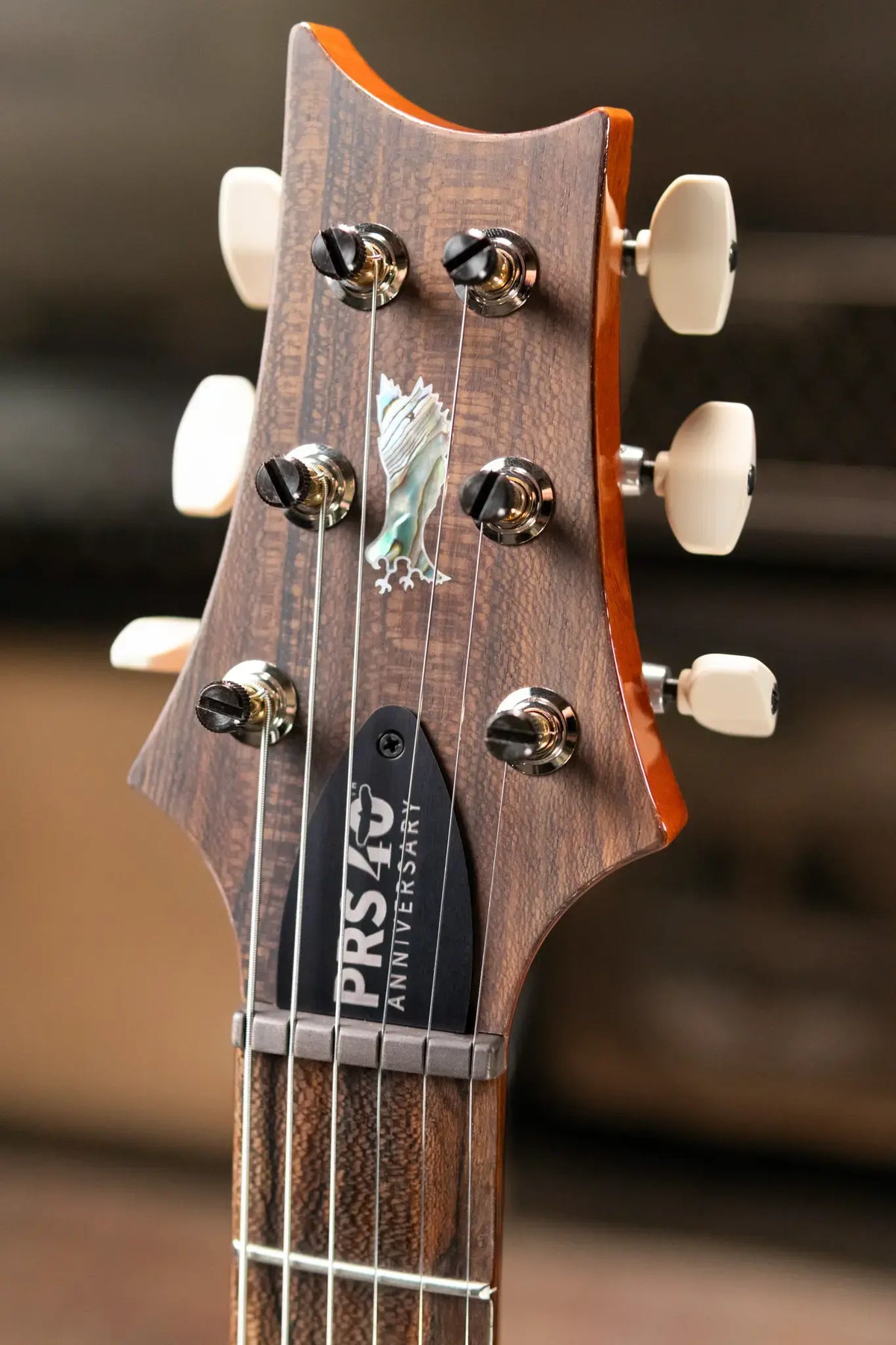 PRS Custom 24 40th Anniversary Limited Edition Electric Guitar - Tiger Eye Smokeburst with Hardshell Case
