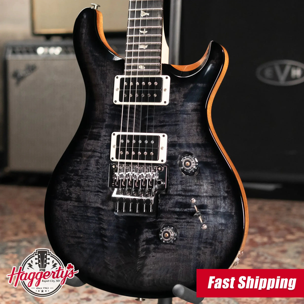 PRS Custom 24 "Floyd" Electric Guitar - Custom Color with Hardshell Case