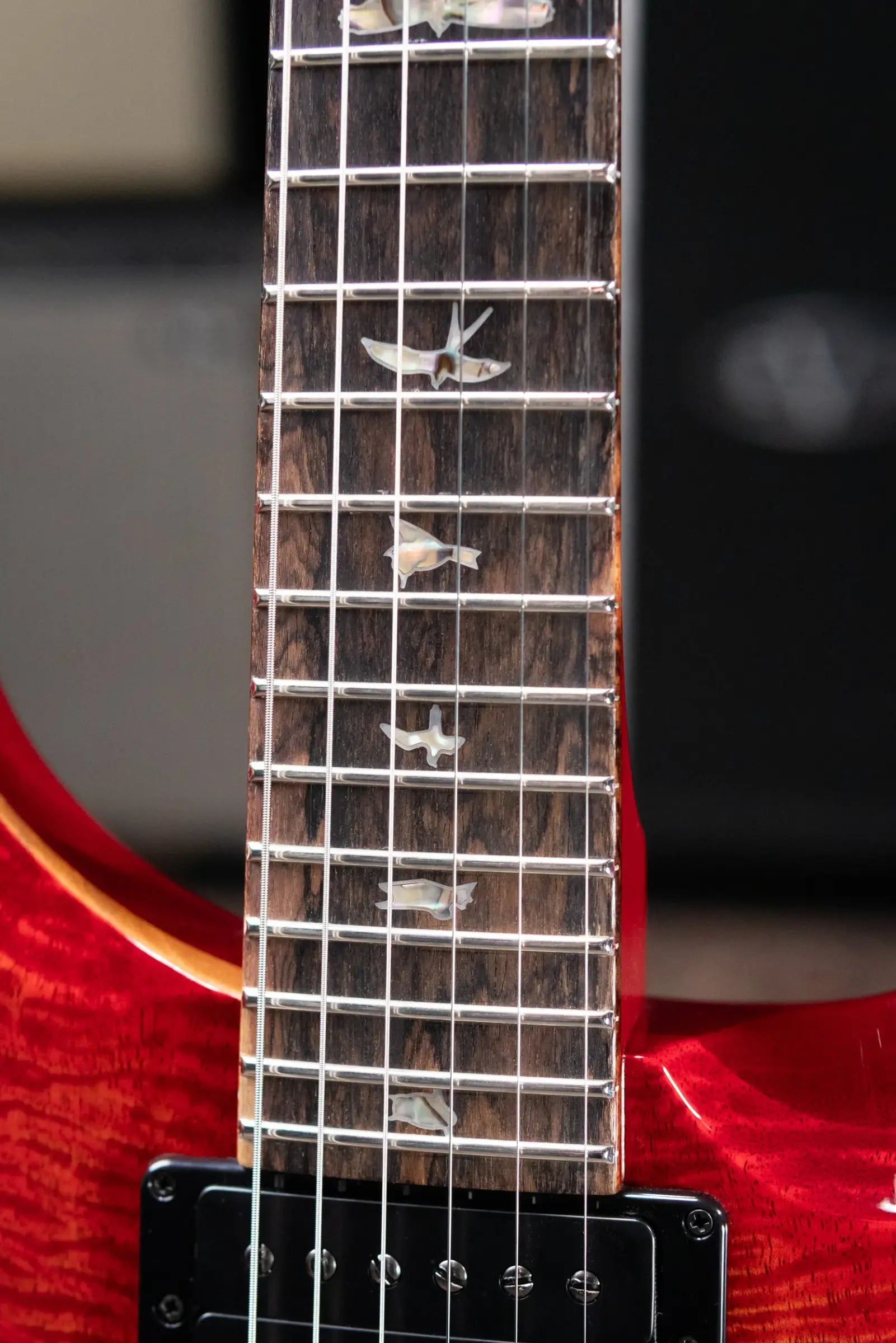 PRS Custom 24 Mango Top Limited Edition Electric Guitar - Blood Orange with Hardshell Case