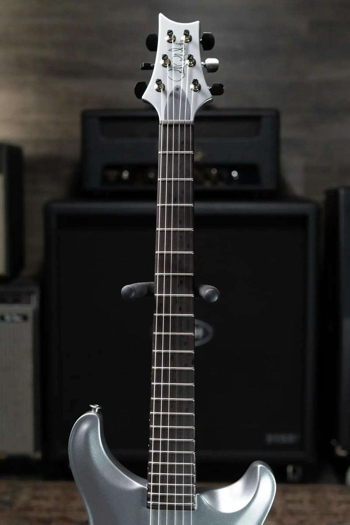 PRS Jonathan Jourdan Signature Limited Edition Electric Guitar - Platinum Metallic with Hardshell Case