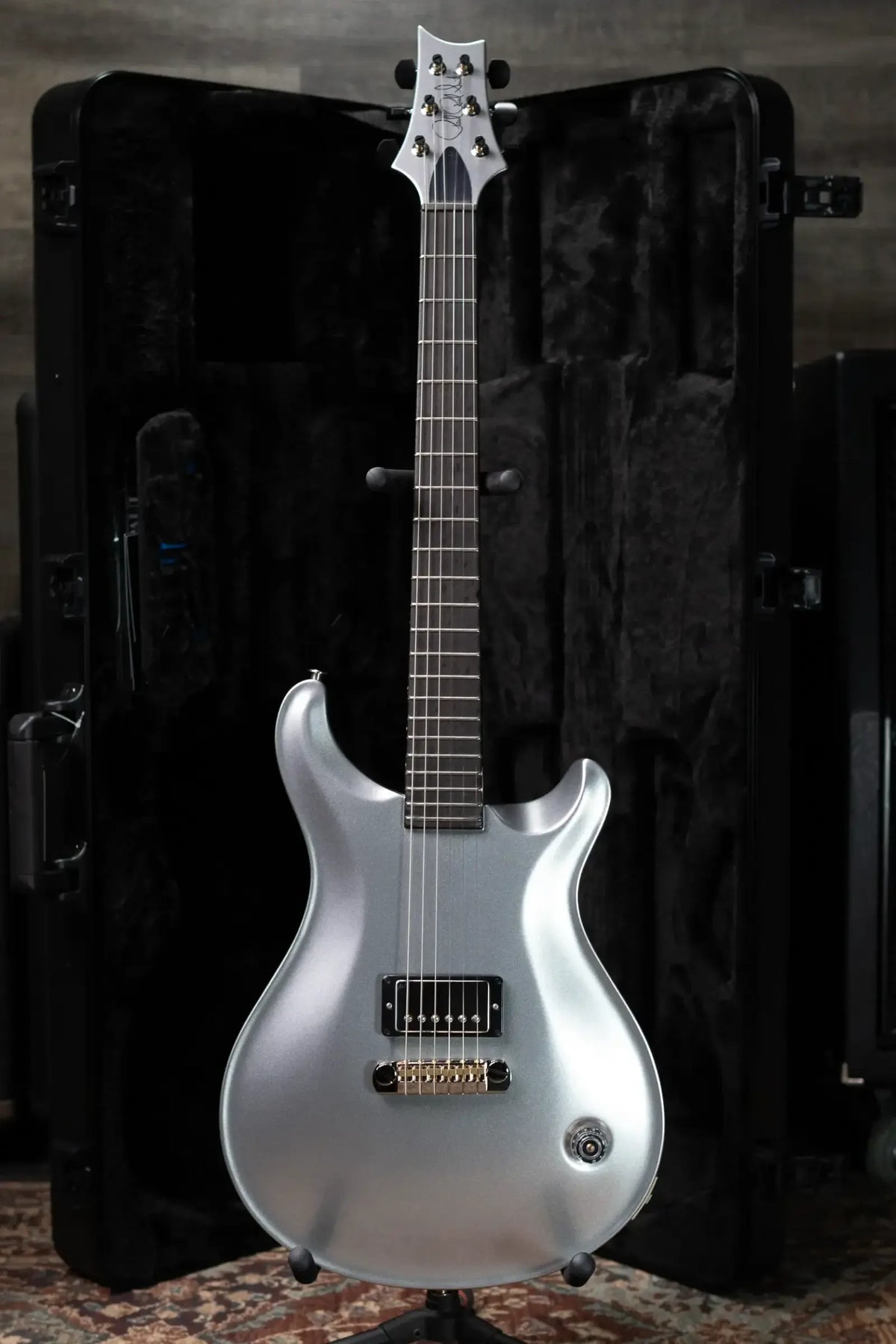 PRS Jonathan Jourdan Signature Limited Edition Electric Guitar - Platinum Metallic with Hardshell Case