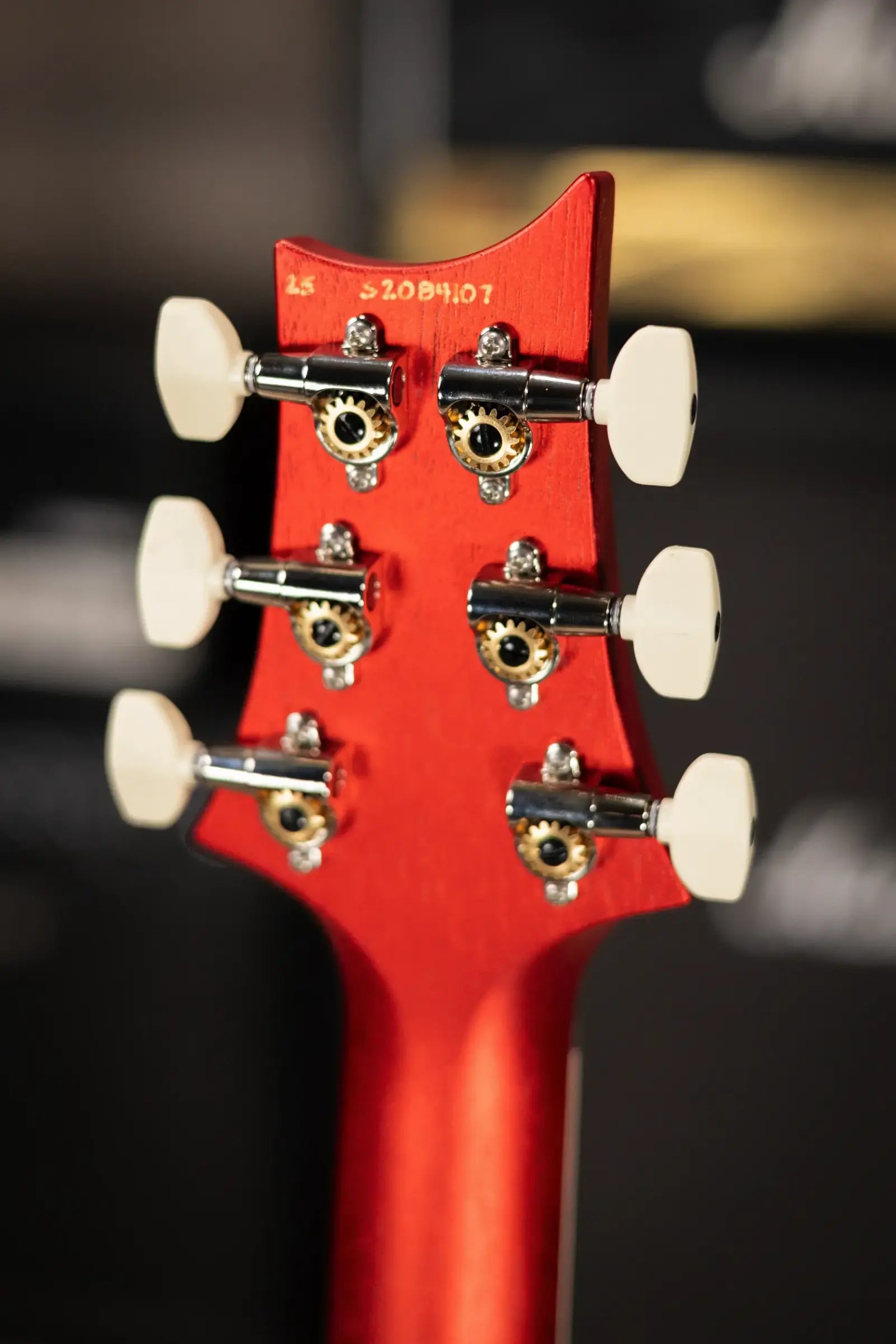 PRS S2 McCarty 594 Thinline Satin Electric Guitar - Red Apple Metallic with Gig Bag