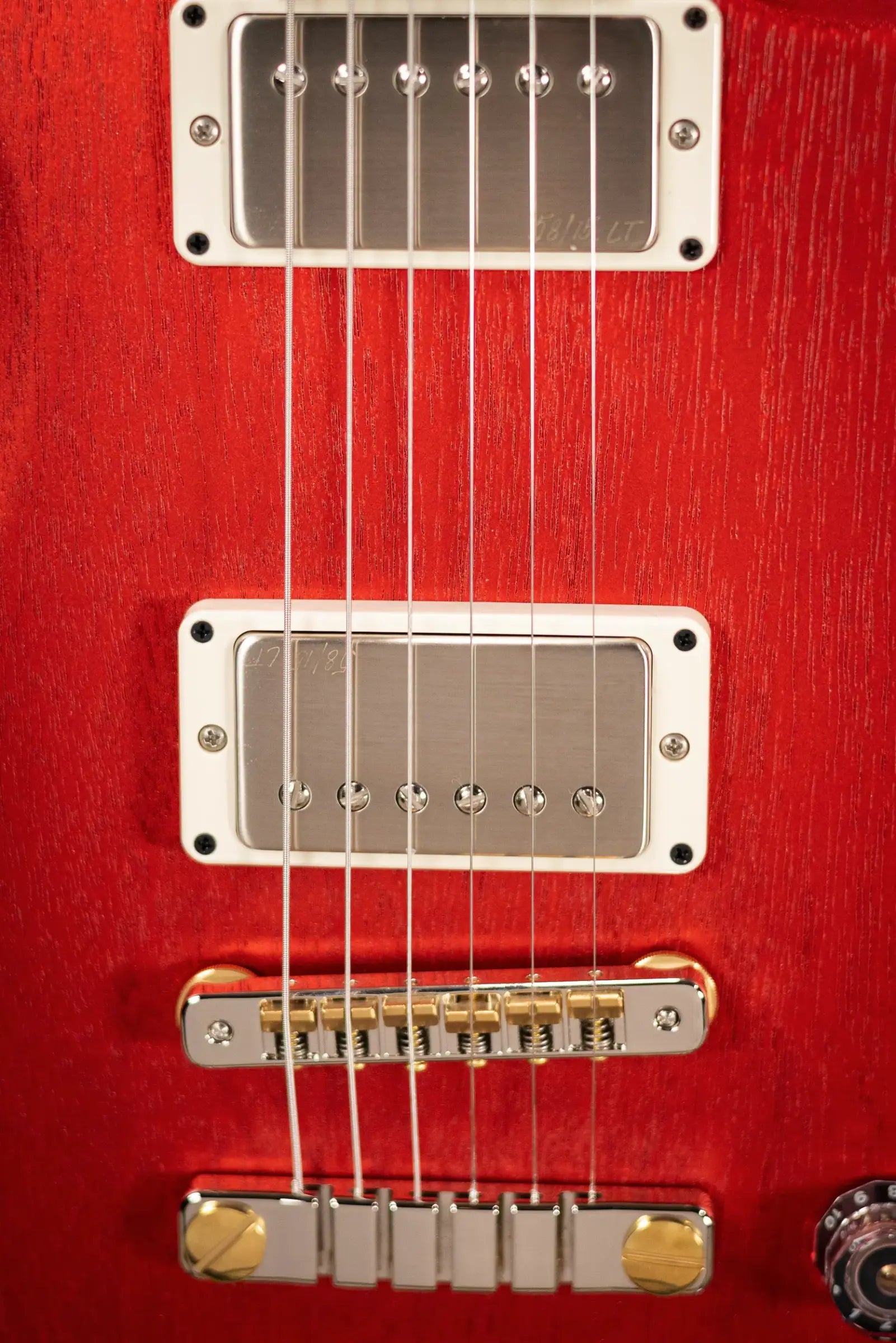 PRS S2 McCarty 594 Thinline Satin Electric Guitar - Red Apple Metallic with Gig Bag