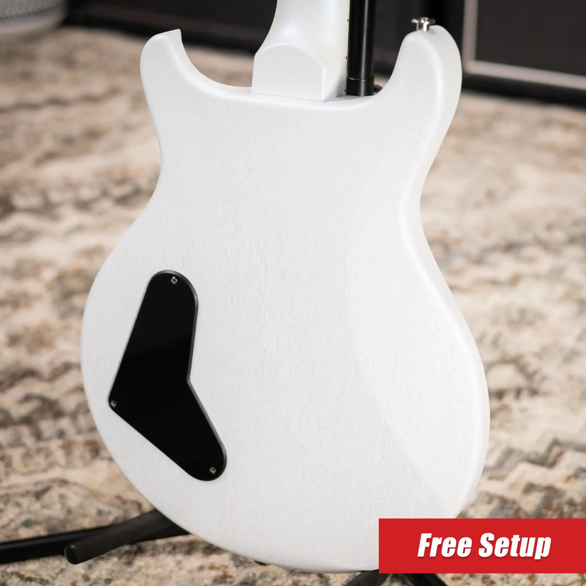PRS S2 Mira 594 Satin Electric Guitar - Pearl White with Gig Bag - Demo