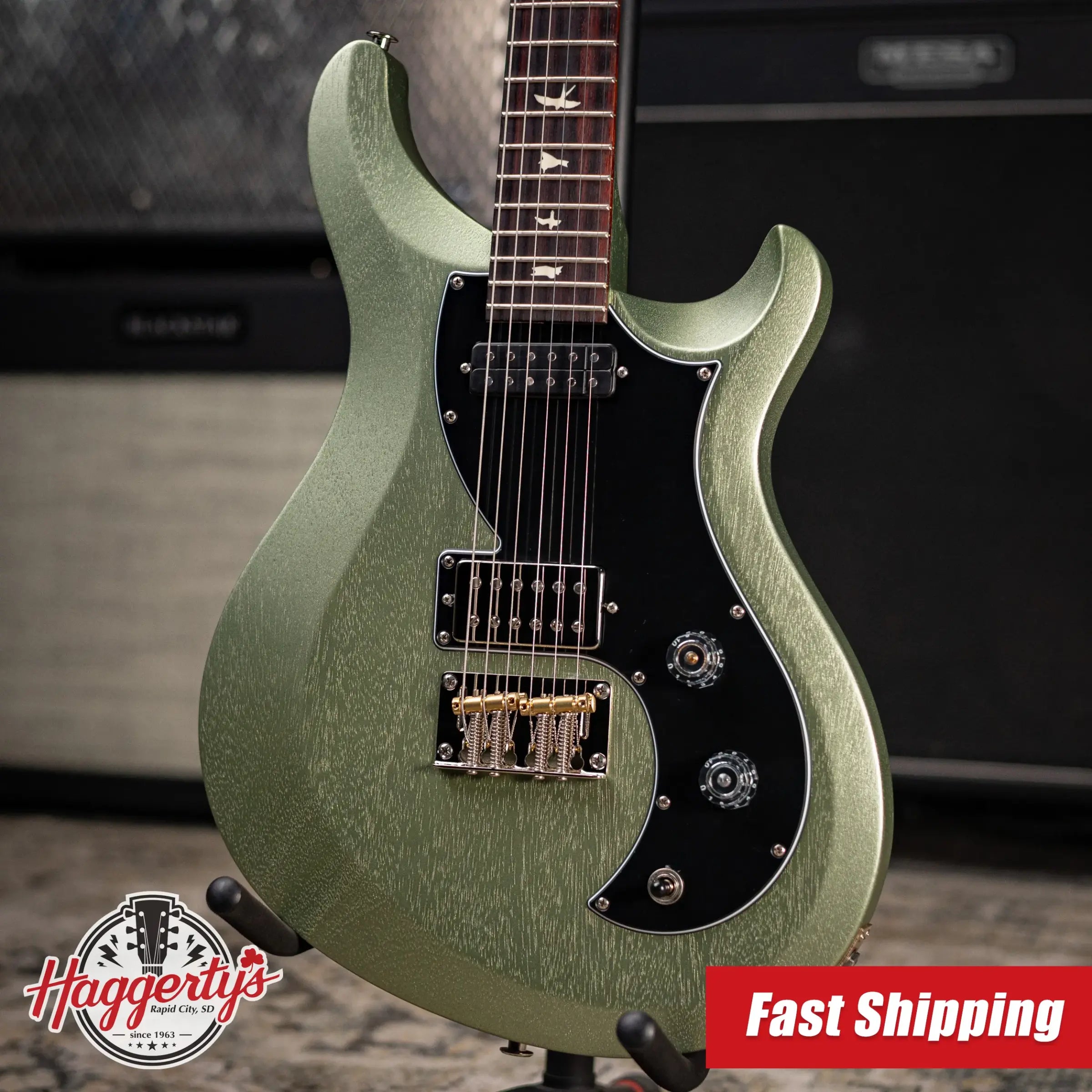 PRS S2 Vela Satin Electric Guitar - Mavis Mint Metallic with Premium Gig Bag