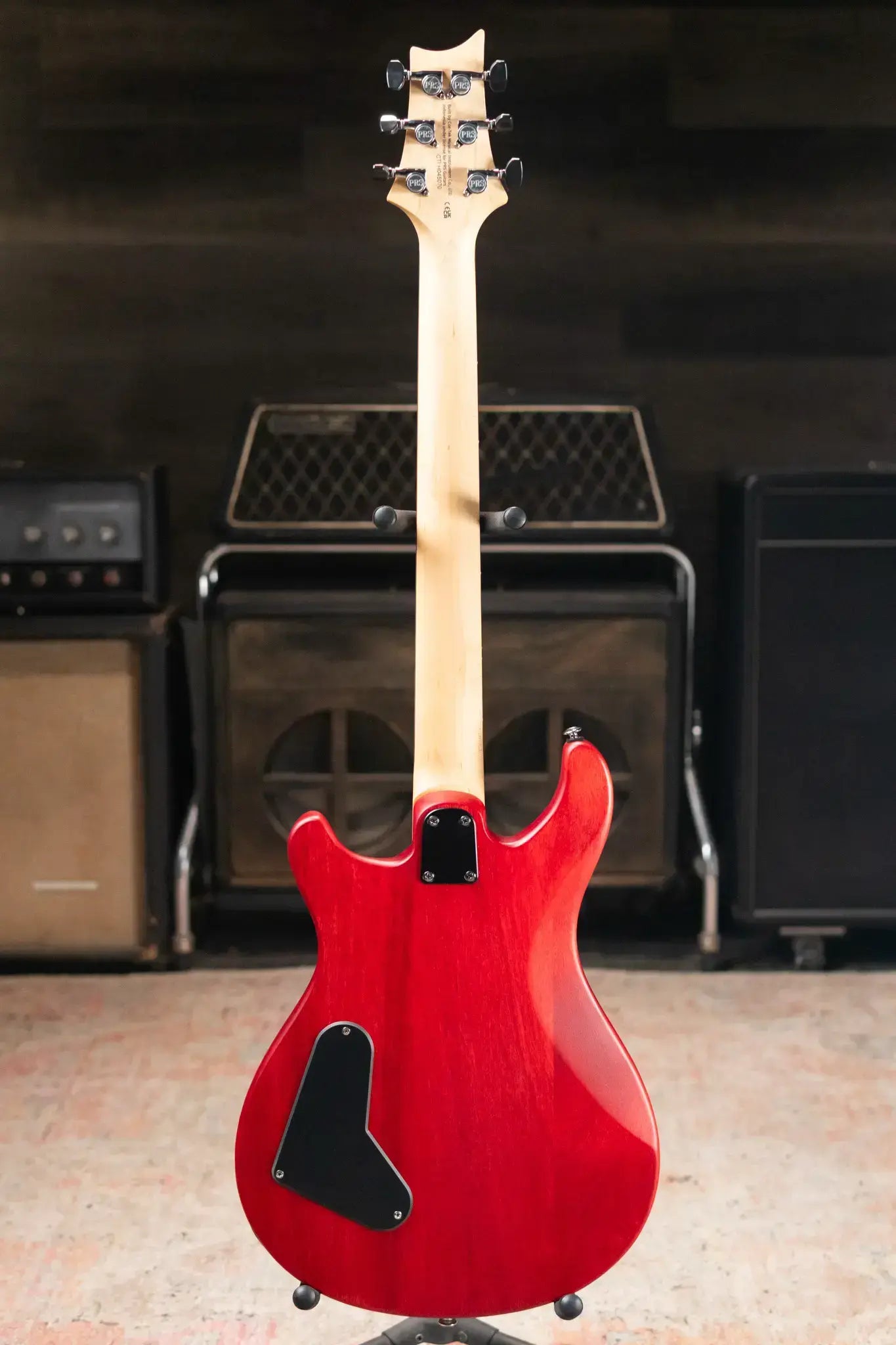 PRS SE CE 24 Solid Body Electric Guitar - Vintage Cherry with Gig Bag