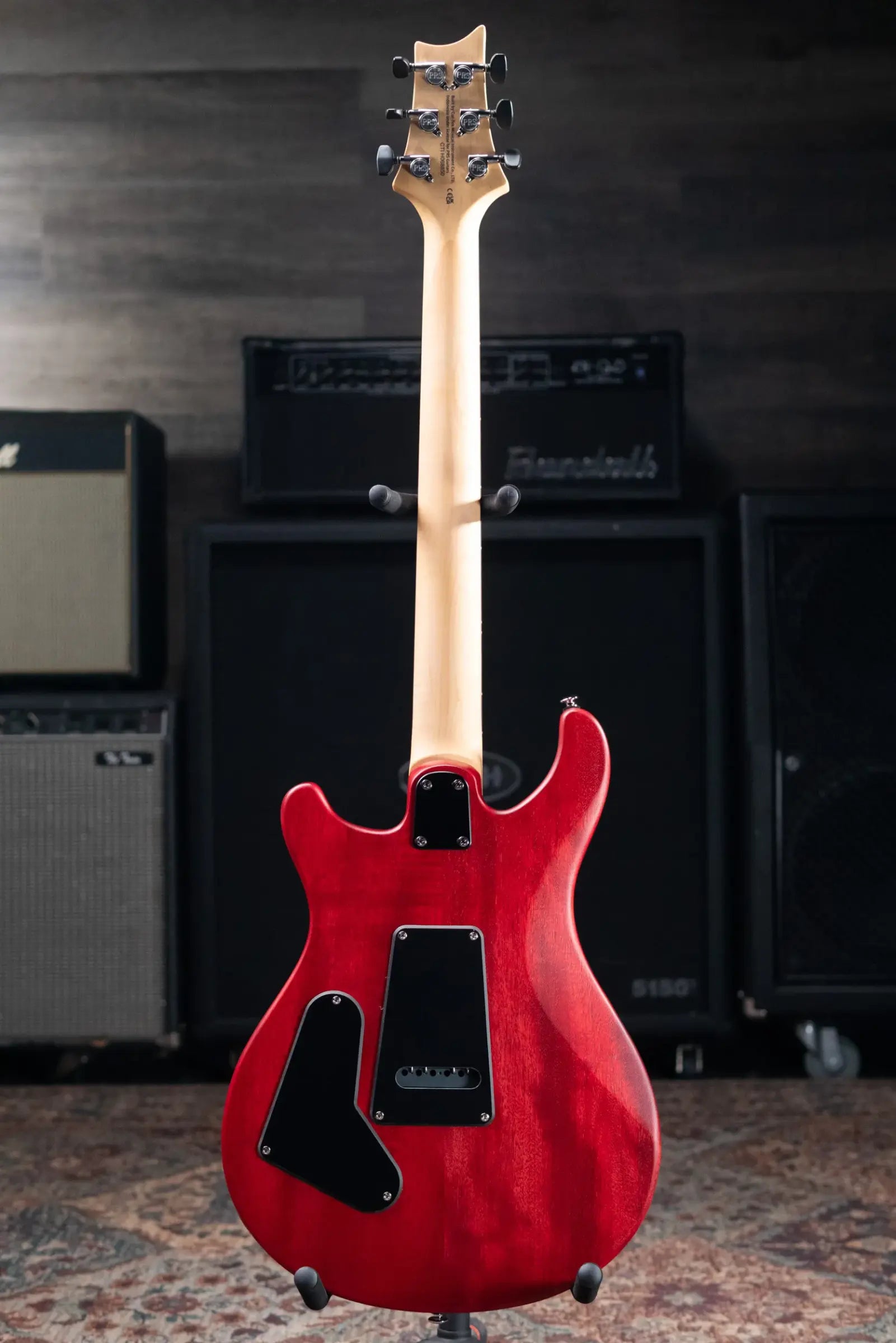PRS SE CE 24 Solid Body Electric Guitar - Vintage Cherry with Gig Bag