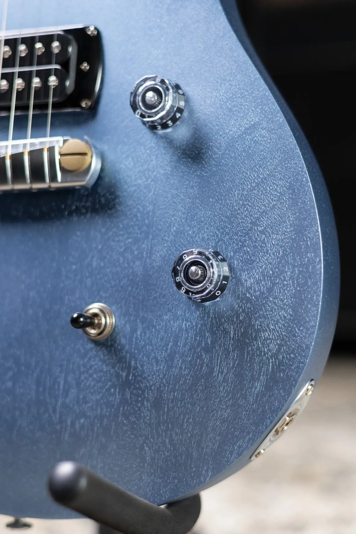 PRS SE CE 24 Standard Stoptail Satin Electric Guitar - Ice Blue Metallic with Gig Bag