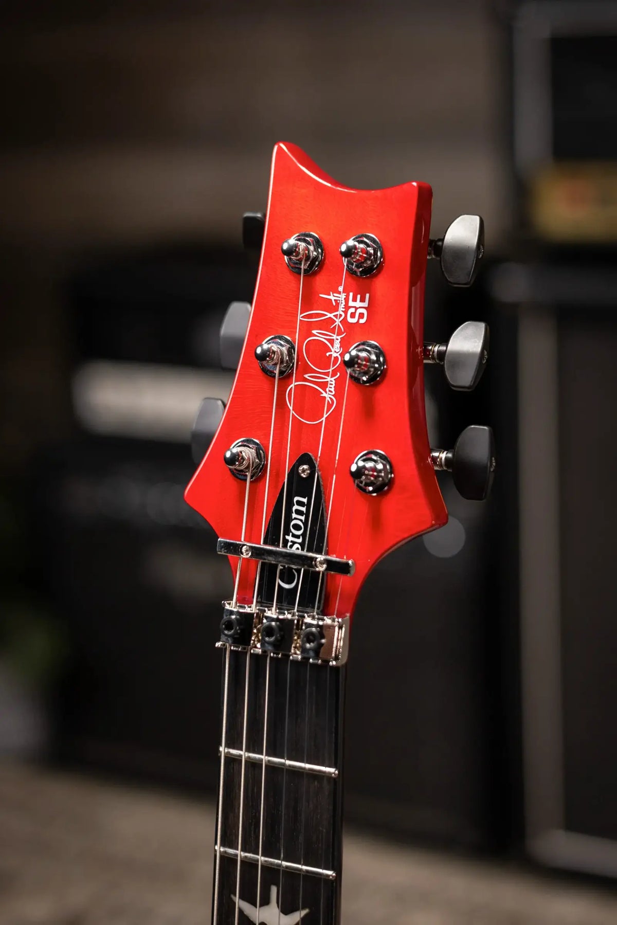 PRS SE "Floyd" Custom 24 Electric Guitar - Charcoal Cherry Burst with Gig Bag - Demo