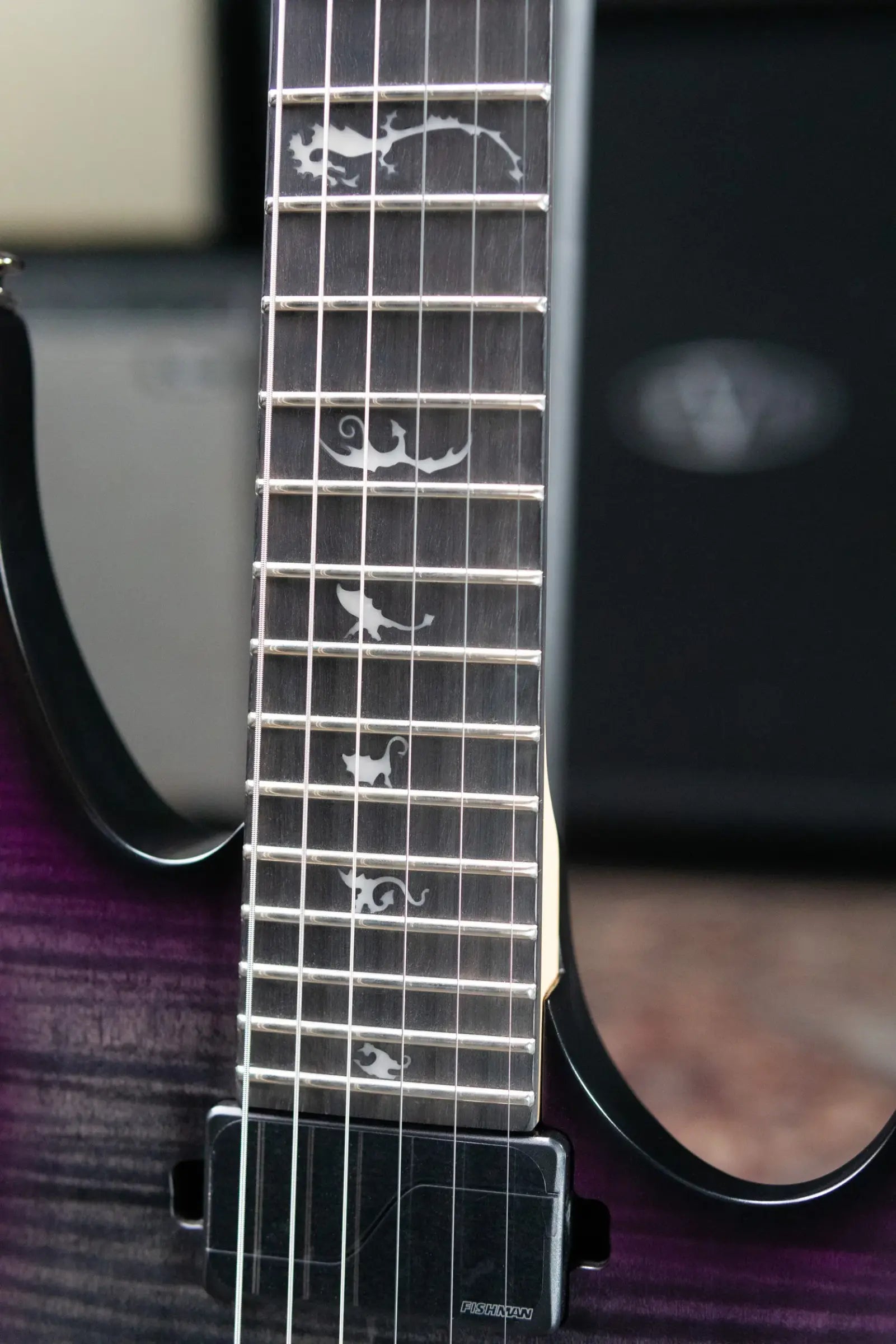 PRS SE Herman Li Signature Chleo Electric Guitar - Charcoal Purple Burst with Gig Bag