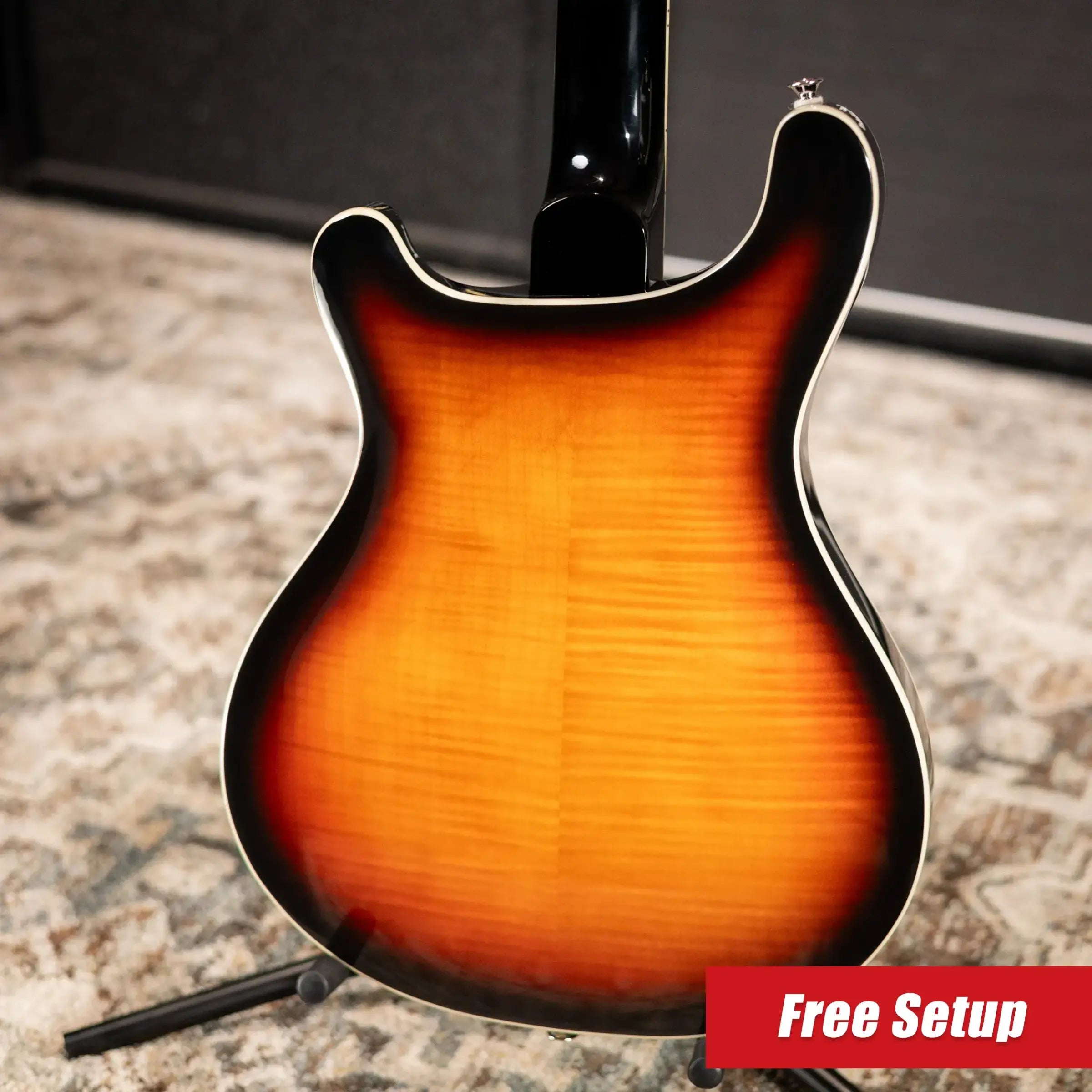 PRS SE Hollowbody Standard Electric Guitar - McCarty Sunburst with Hardshell Case - Used