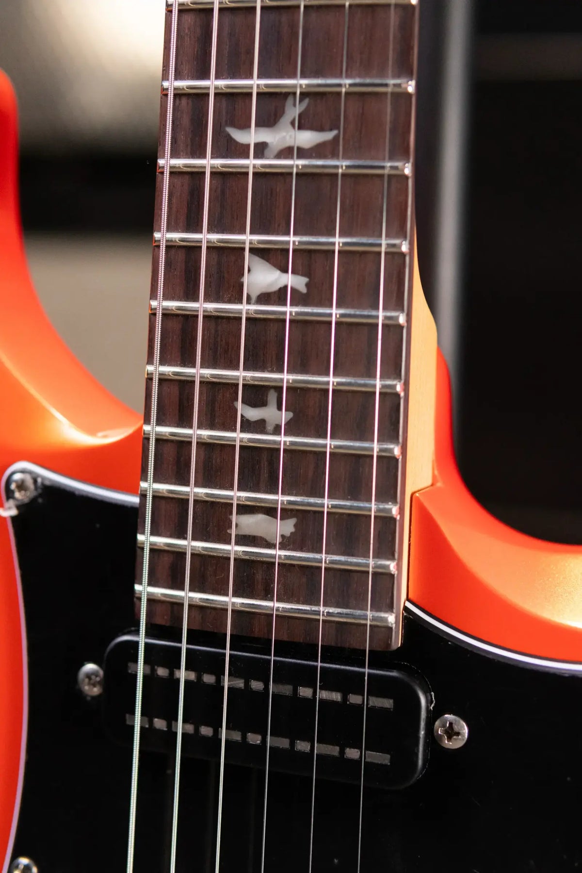 PRS SE NF3 Rosewood Fretboard Electric Guitar - Metallic Orange with Gig Bag - Demo