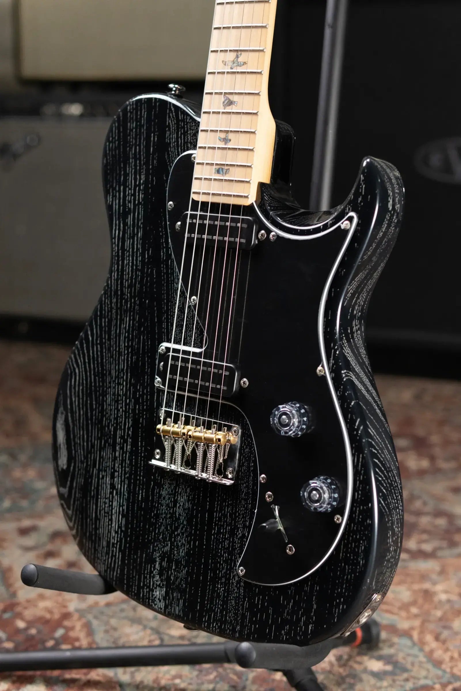 PRS SE NF53 Electric Guitar - Black Doghair with Gig Bag