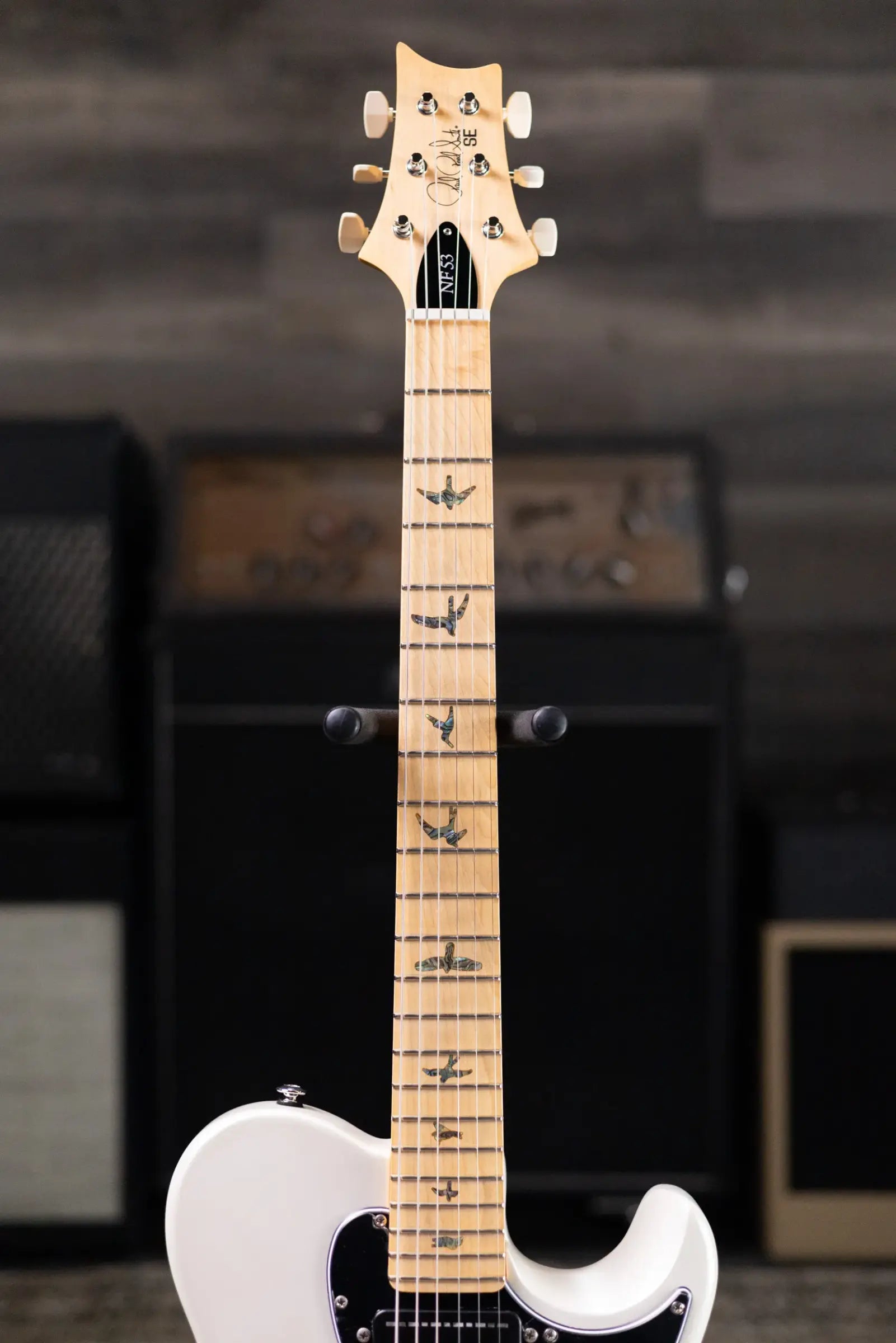 PRS SE NF53 Electric Guitar - White Pearl with Gig Bag