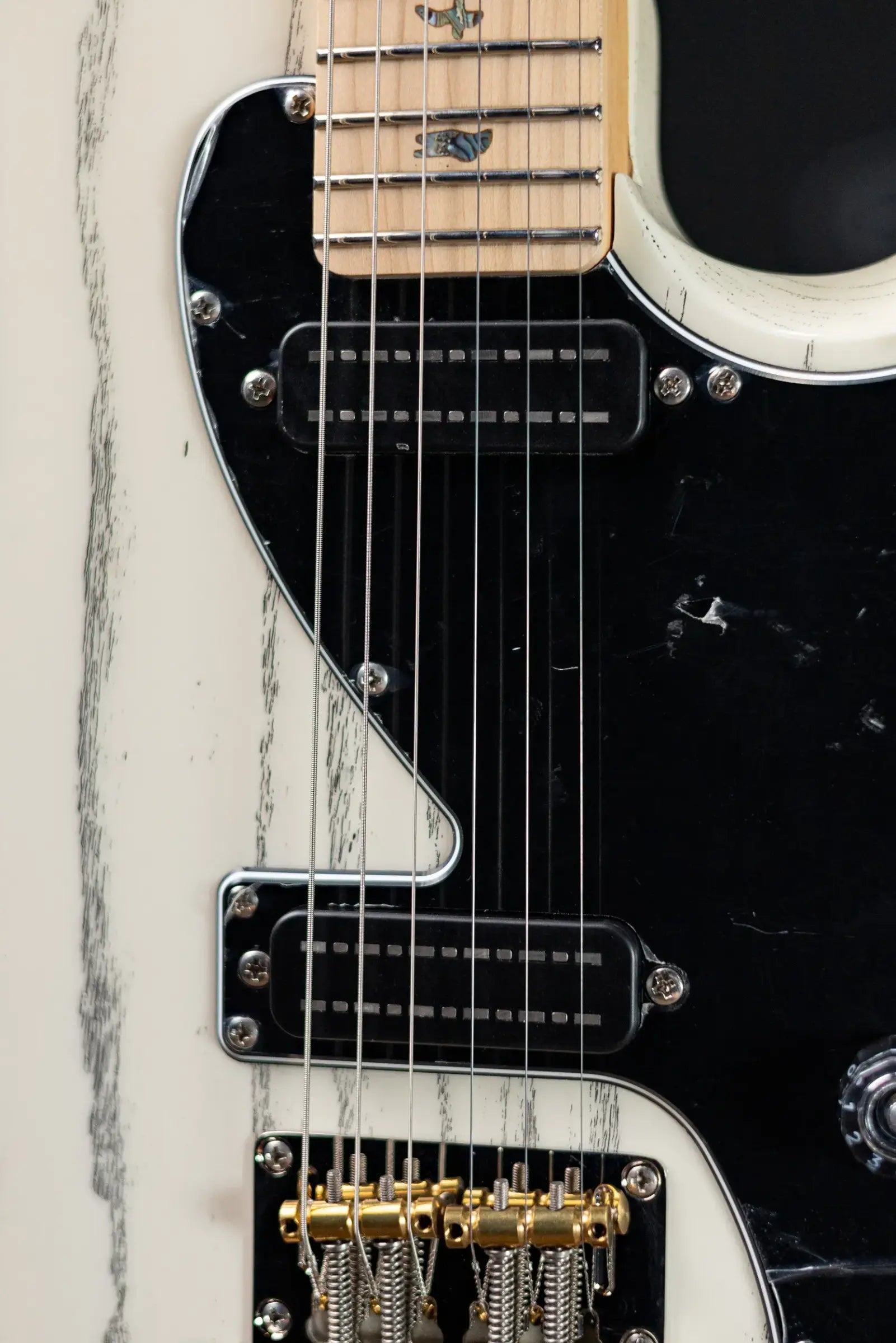 PRS SE NF 53 Bolt-on Electric Guitar - White Doghair with Gig Bag