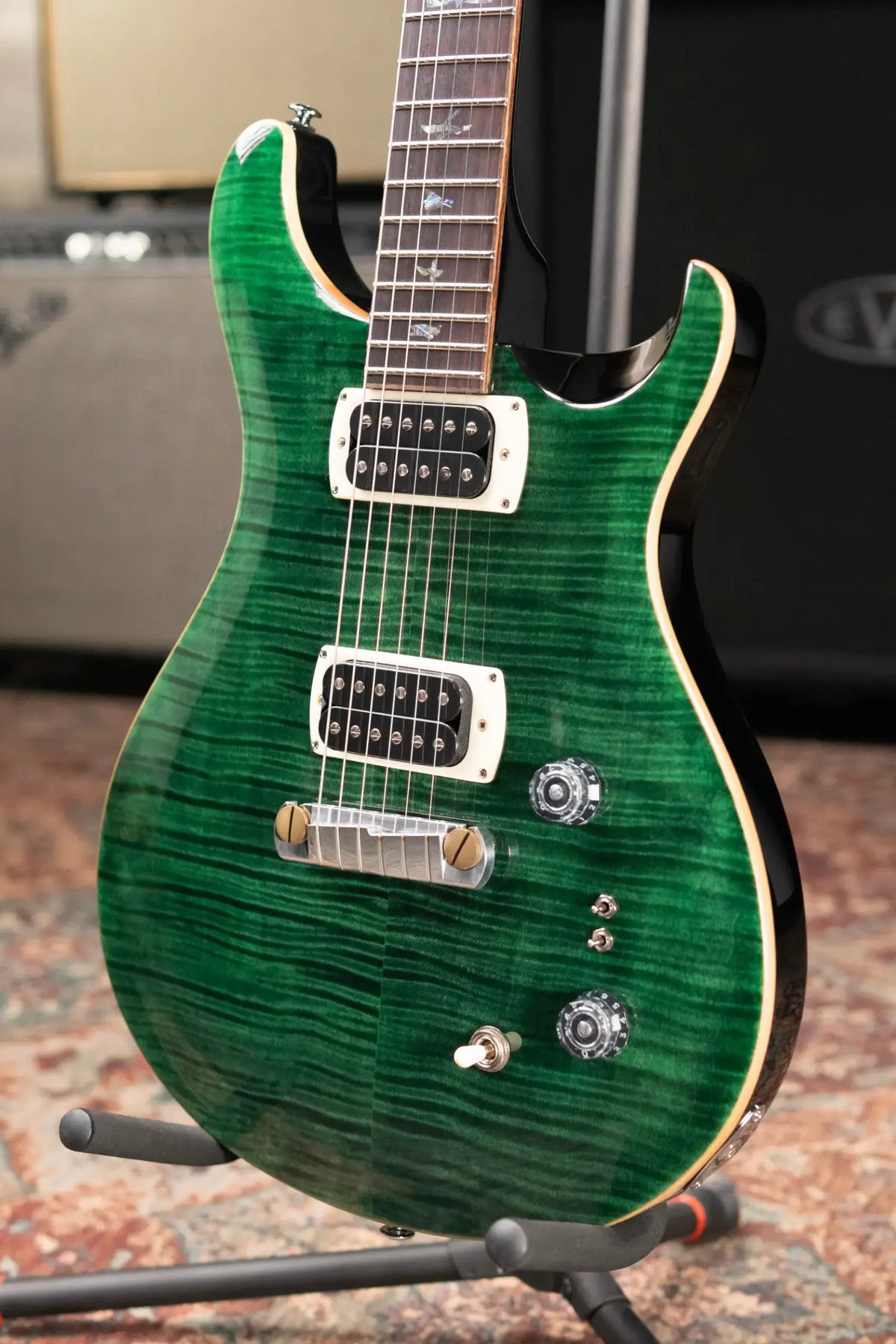 PRS SE Paul's Guitar Electric Guitar - Teal Black with Gig Bag