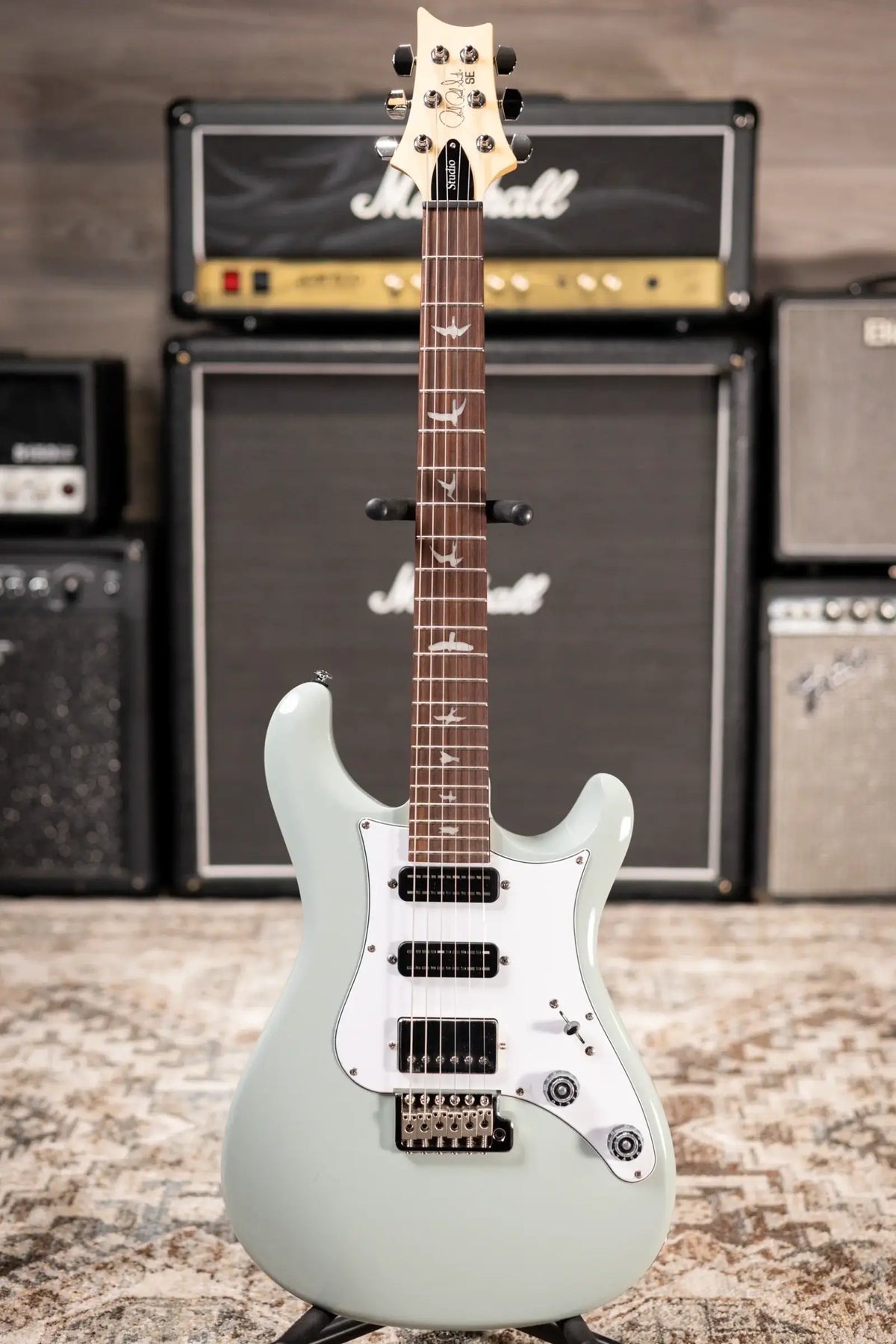 PRS SE Studio Standard Rosewood Electric Guitar - Silvertone Gray with Gig Bag - Demo