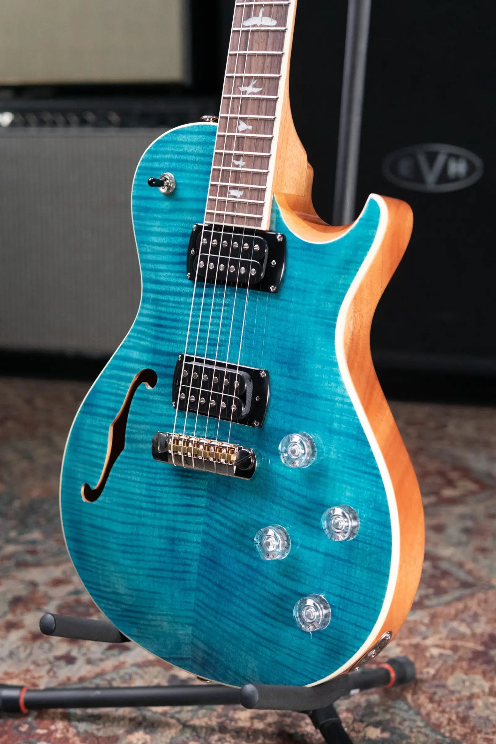 PRS SE Zach Myers Signature Electric Guitar - Myers Blue with Gig Bag