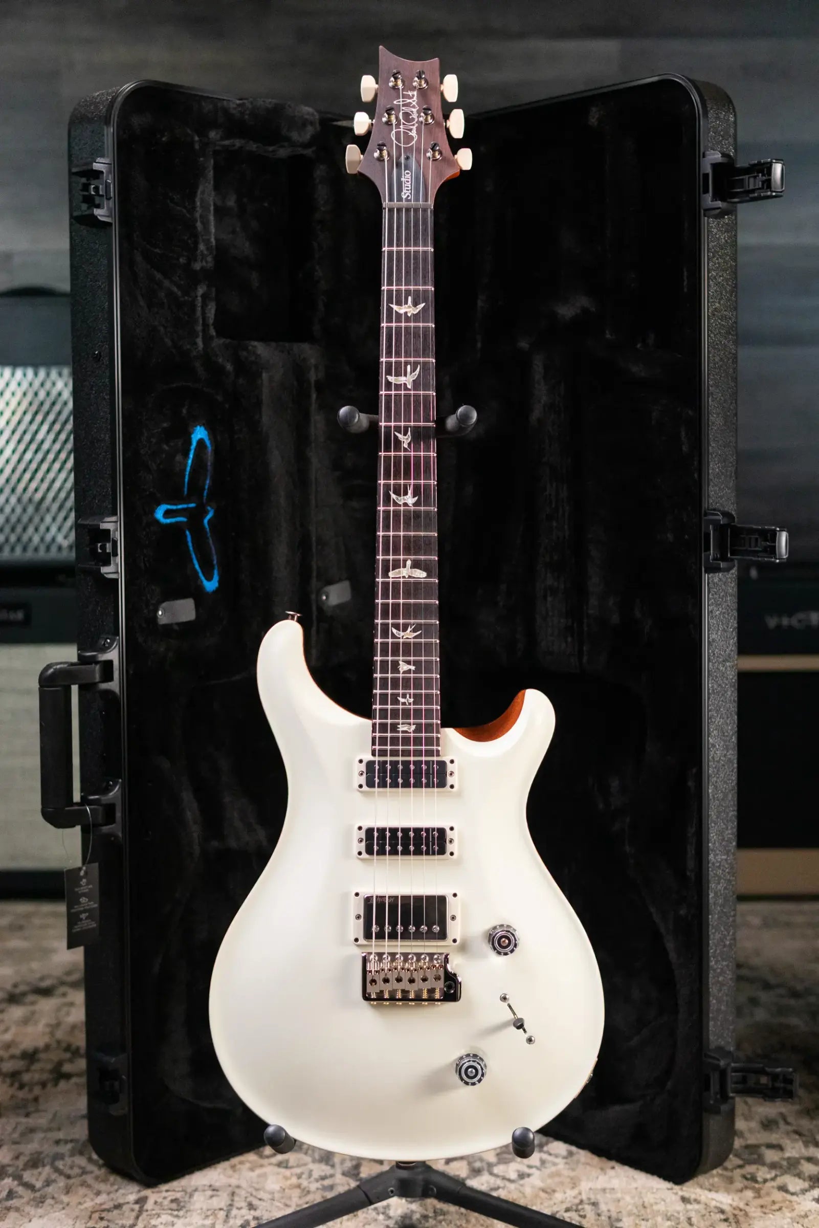 PRS Studio 22 Electric Guitar - Antique White Top with Hardshell Case